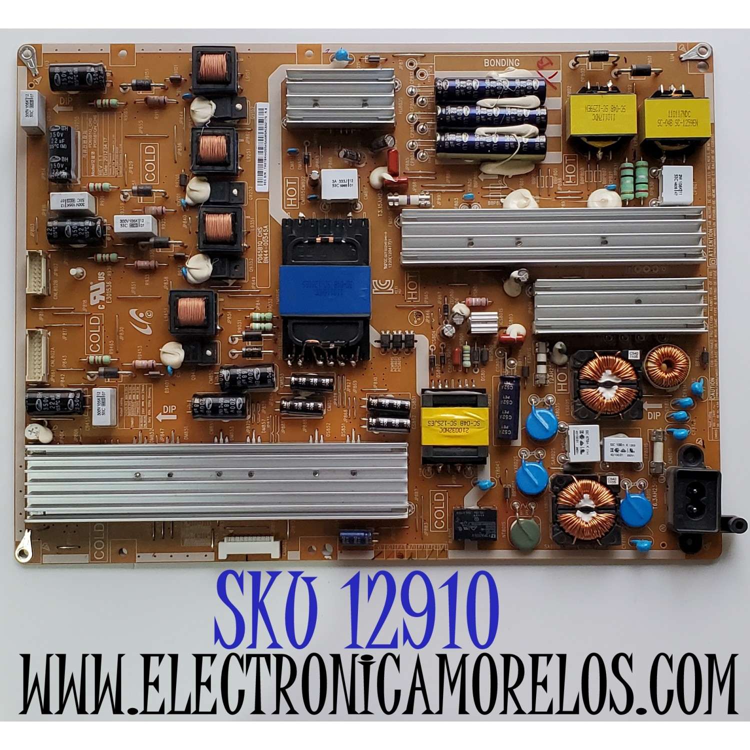 FUENTE DE PODER PARA TV SAMSUNG / NUMERO DE PARTE BN4400545A / PD65B1Q_CHS / PD65B1QN_CHS / BN44-00545A / SUSTITUTA BN44-00545B / BN4400545B / DISPLAY T650HN02.V1 / MODELOS UN65ES6500 / UN65ES6500FXZA MS01 / UN65ES6550 / UN65ES6550FXZA MH01