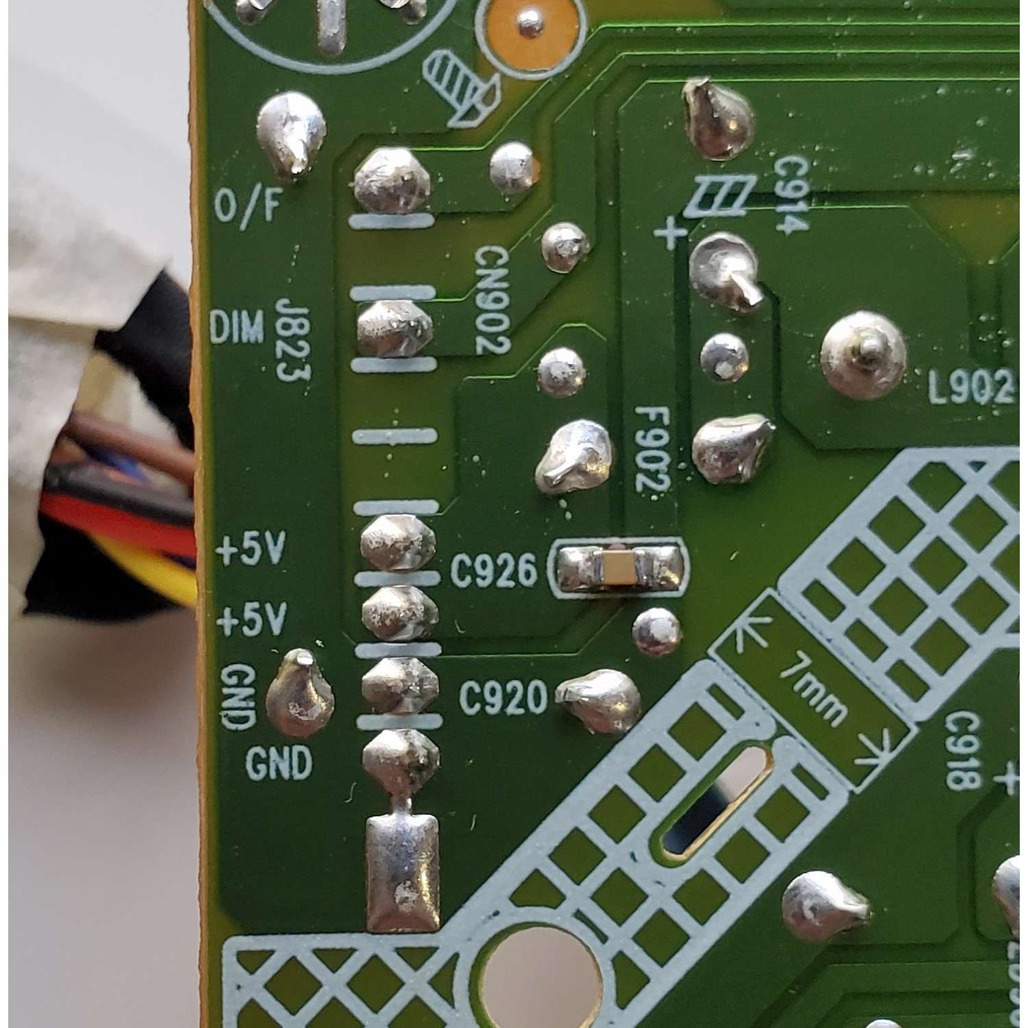 FUENTE DE PODER PARA MONITOR / NUMERO DE PARTE BC371MQMV / 715G4210-P01-004-0H1S / BC371MQMV REV:A00 - Imagen 6