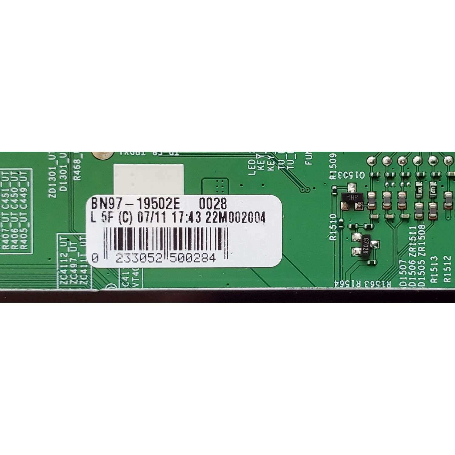 MAIN PARA TV SAMSUNG COMERCIAL 4K·UHD / NUMERO DE PARTE BN94-17487B / BN41-03034A / BN97-19502E / BN97-19501A / BN9417487B / PARTES SUSTITUTAS BN94-17487N / BN94-17936J / DISPLAY ST5461D11-A VER.2.1 / BN96-53571A / BN9653571A / MODELO LH55QBBEBGCXGO - Imagen 5