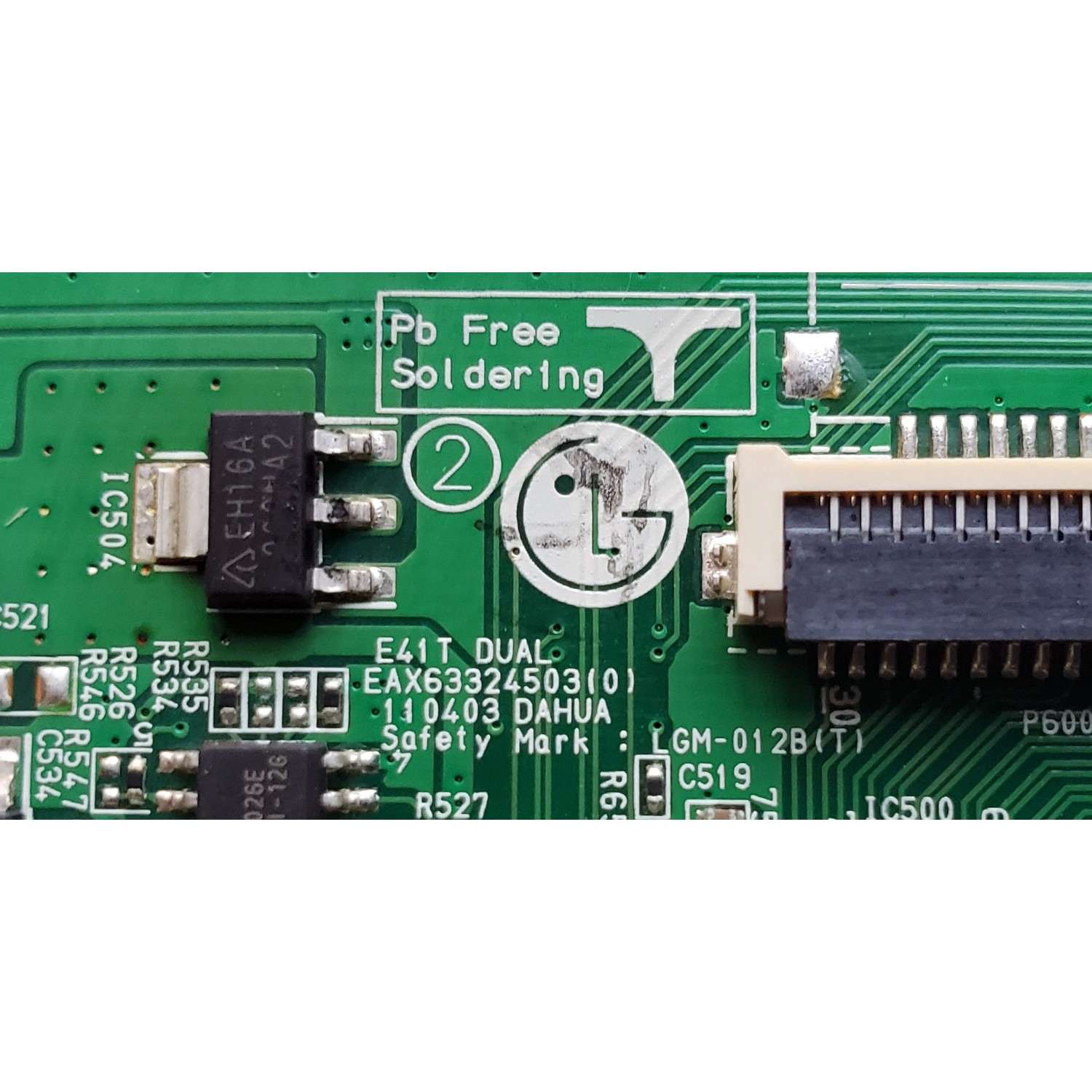 MAIN PARA MONITOR LG / NUMERO DE PARTE AGF74423881 / EAX63324503(0) / EAX63324503 / MODELO LG FLATRON EW234T / EW234T-PNX.AUSSOVN - Imagen 3