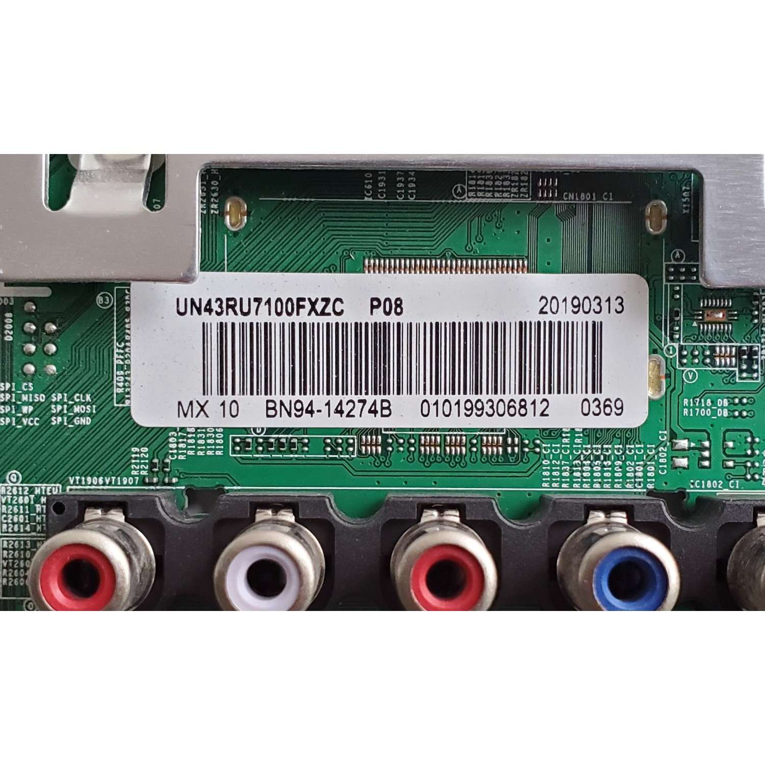 MAIN PARA TV SAMSUNG 4K·UHD·HDR SMART TV / NUMERO DE PARTE BN94-14274B / BN41-02703A / BN97-15888A / BN9414274B / MODELOS UN43RU7100 / UN43RU7100FXZC / UN43RU7100FXZA AA01 - Imagen 4