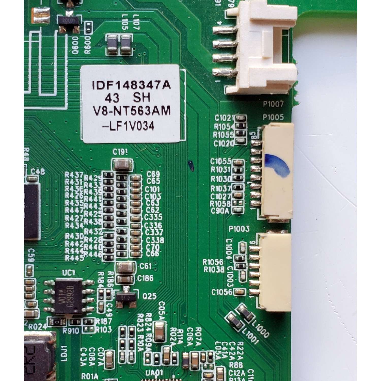 MAIN FUENTE ((COMBO)) PARA TV VIOS / NUMERO DE PARTE M8-NT72A17-MA200AA / 40-3NT63M-MAB2HG / IDF148347A / DISPLAY CC430LV1D VER.02 / MODELO 43'' - Imagen 2