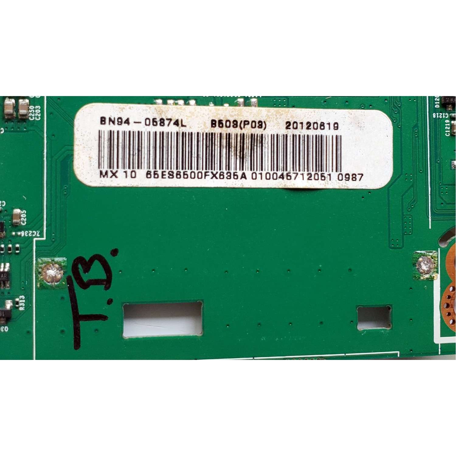 MAIN PARA TV SAMSUNG / NUMERO DE PARTE BN94-05874L / BN41-01812A / BN97-06933A / BN9405874L / PANEL LE650CSA-V1 / DISPLAY T650HN02.V1 / MODELO UN65ES6500 / UN65ES6500FXZA MS01 - Imagen 3