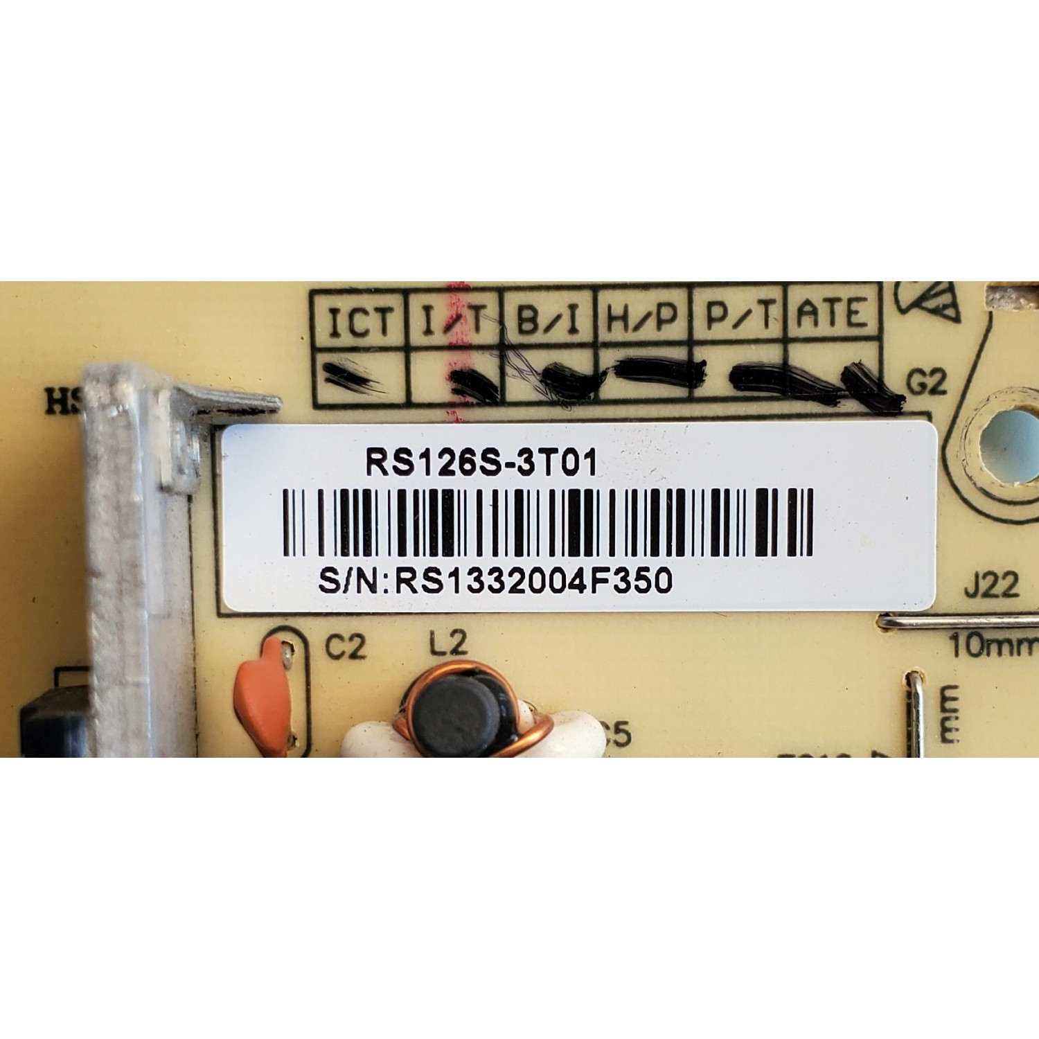 FUENTE DE PODER PARA TV PROSCAN / NUMERO DE PARTE RE46HQ1004 / RS126S-3T01 / 3BS0004601GP / E249823 / MODELO LED46C45RQ - Imagen 2