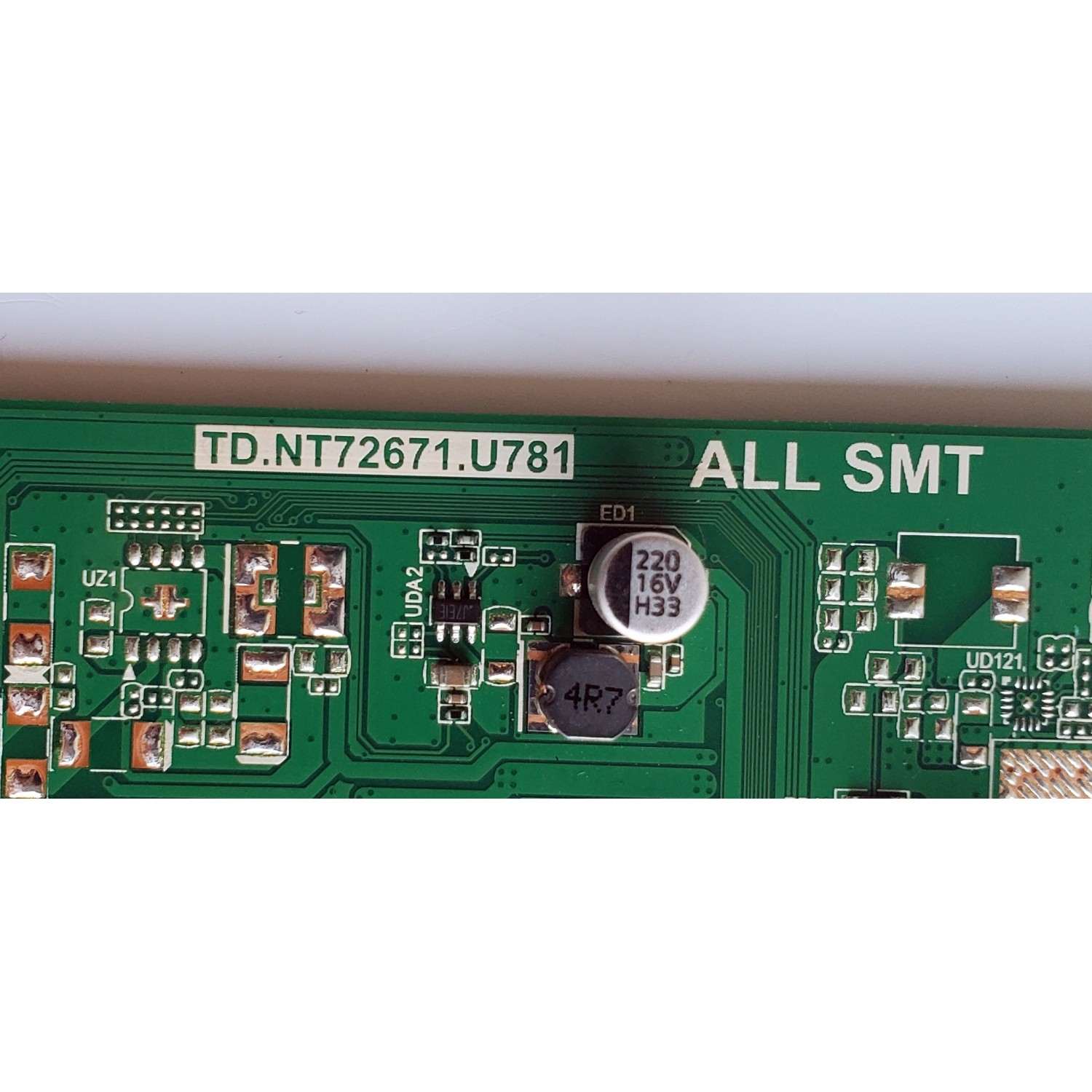 MAIN PARA TV HKPRO / NUMERO DE PARTE SVS671TA07-MA200CK / TD.NT72671.U781 / 1NT671A / V8-NT671LA-LF1V720 / MIDF977385C / P2RK31684A0 / DISPLAY CV580U1-T01 REV:02 / MODELO HKP58UHD7 - Imagen 3