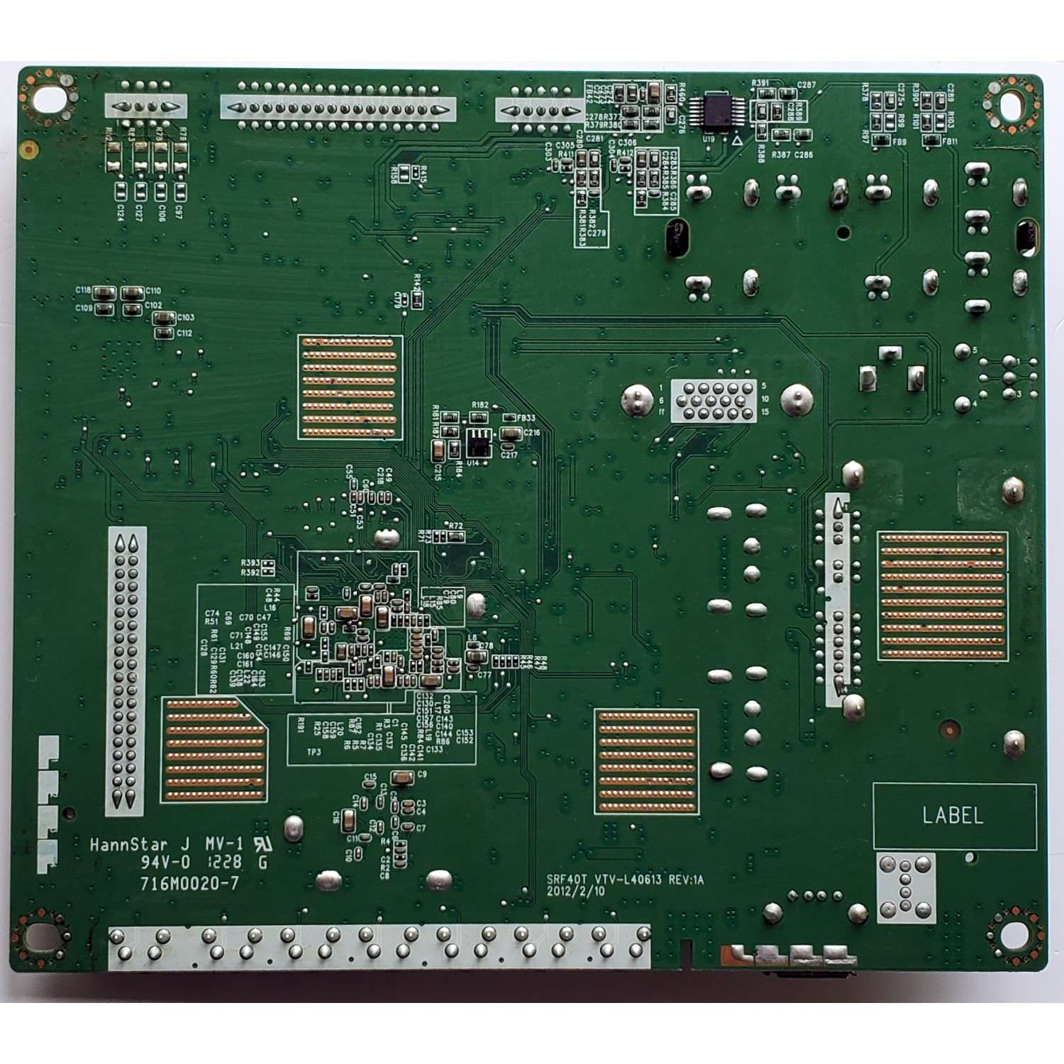 MAIN PARA TV TOSHIBA / NUMERO DE PARTE 461C4Q51L62 / 431C4Q51L62 / VTV-L40613 REV;1A / 75029300 / VTV-L40613 / PANEL M240HW02 V.6 / MODELO 24L4200U - Imagen 4
