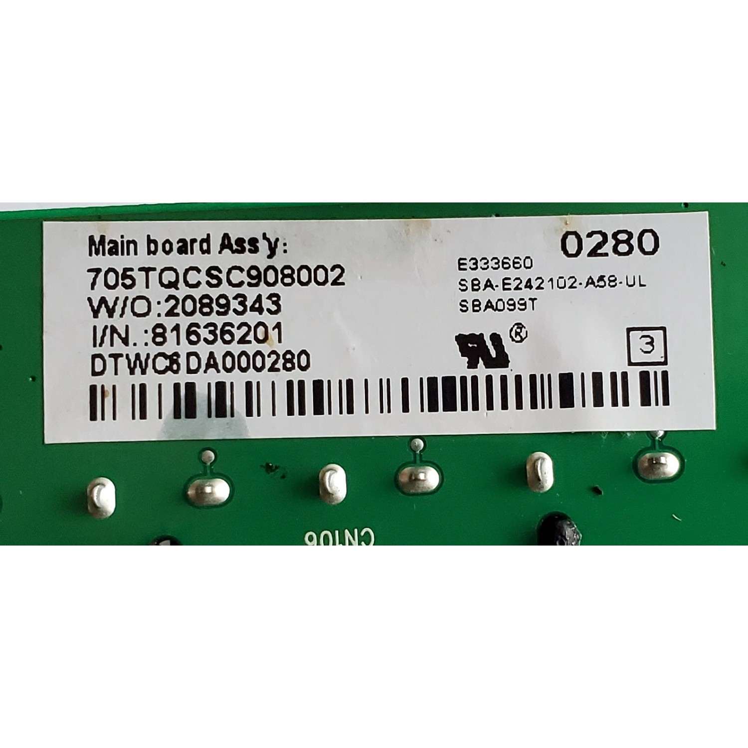 MAIN PARA TV PHILIPS / NUMERO DE PARTE TXBCB0KS011 / 715G5152-M0D-000-004K / MODELO 32PFL1320 - Imagen 4