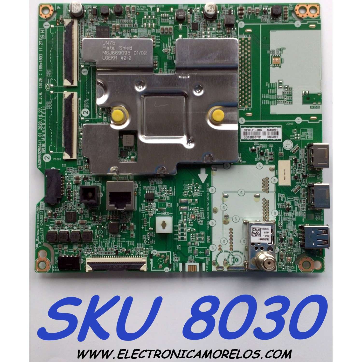 MAIN ORIGINAL PARA TV LG 4K·UHD·HDR SMART TV / NUMERO DE PARTE EBR66440201 / EAX69532504 / 66440201 / EAX69532504(1.0) / DISPLAY LC500DQC (SP)(A1) / MODELO 50UP7000PUA / 50UP7000PUA.CUSYLH