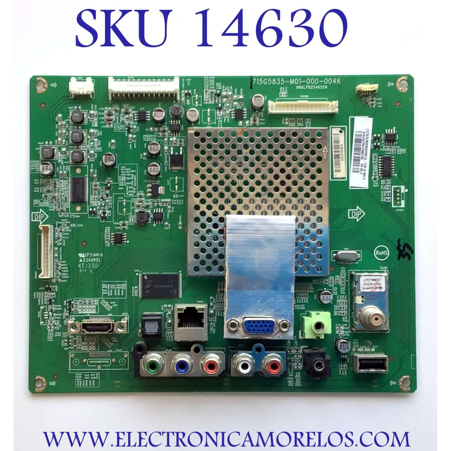MAIN / VIZIO 756TXDCB02K042 / 715G5835-M01-000-004K / TXDCB02K042002Q / MODELO E241I-A1 LTTUNUEP / PANEL TPM236M3
