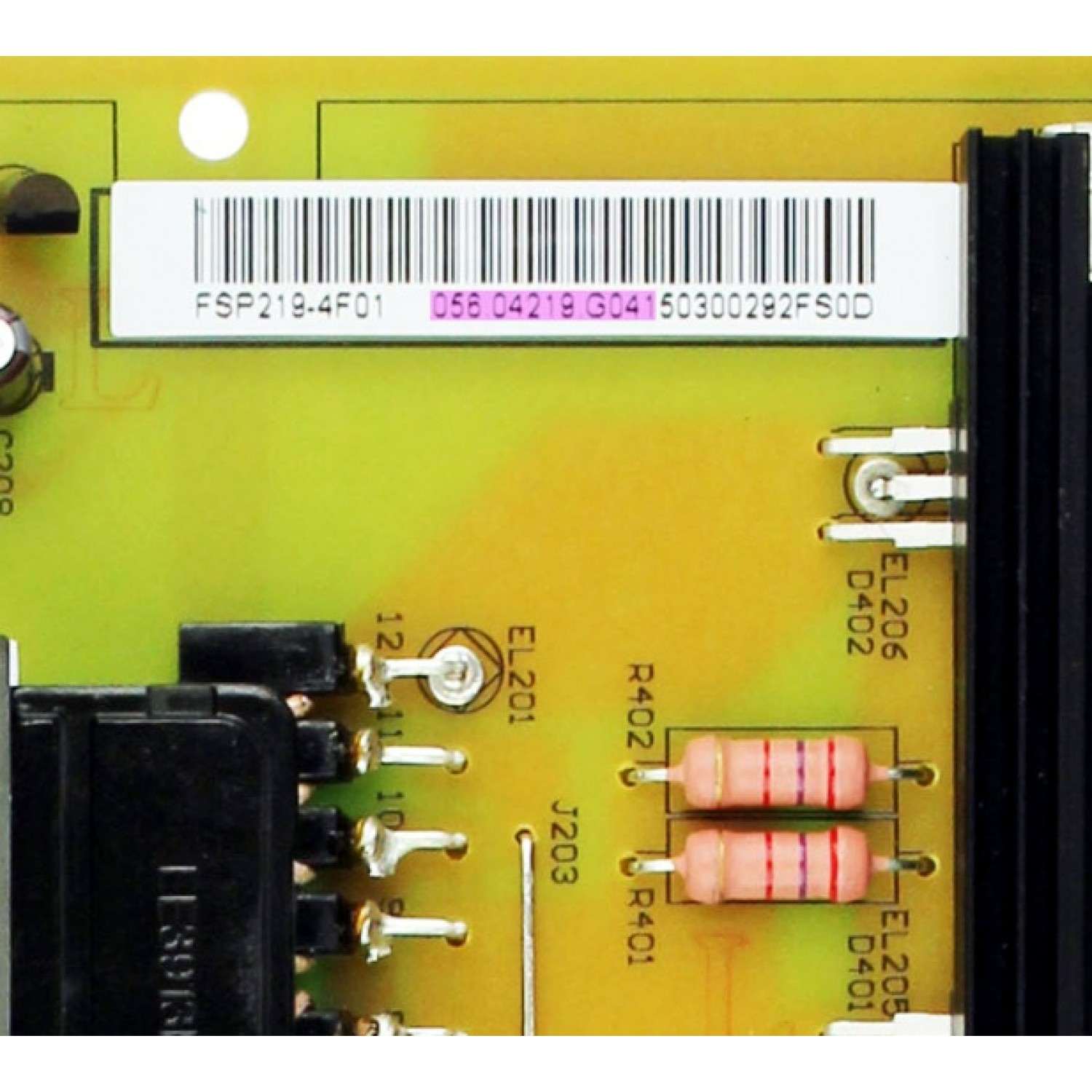 FUENTE DE PODER / VIZIO 056.04219.G041 / FSP219-4F01 / 05604219G041 / PARTE SUSTITUTA / 056.04245.6061 / 056042456061 / MODELOS M55-C2 LWJASBAR / M55-C2 LWZQSBAR / M55-C2 LWZASBAR - Imagen 3