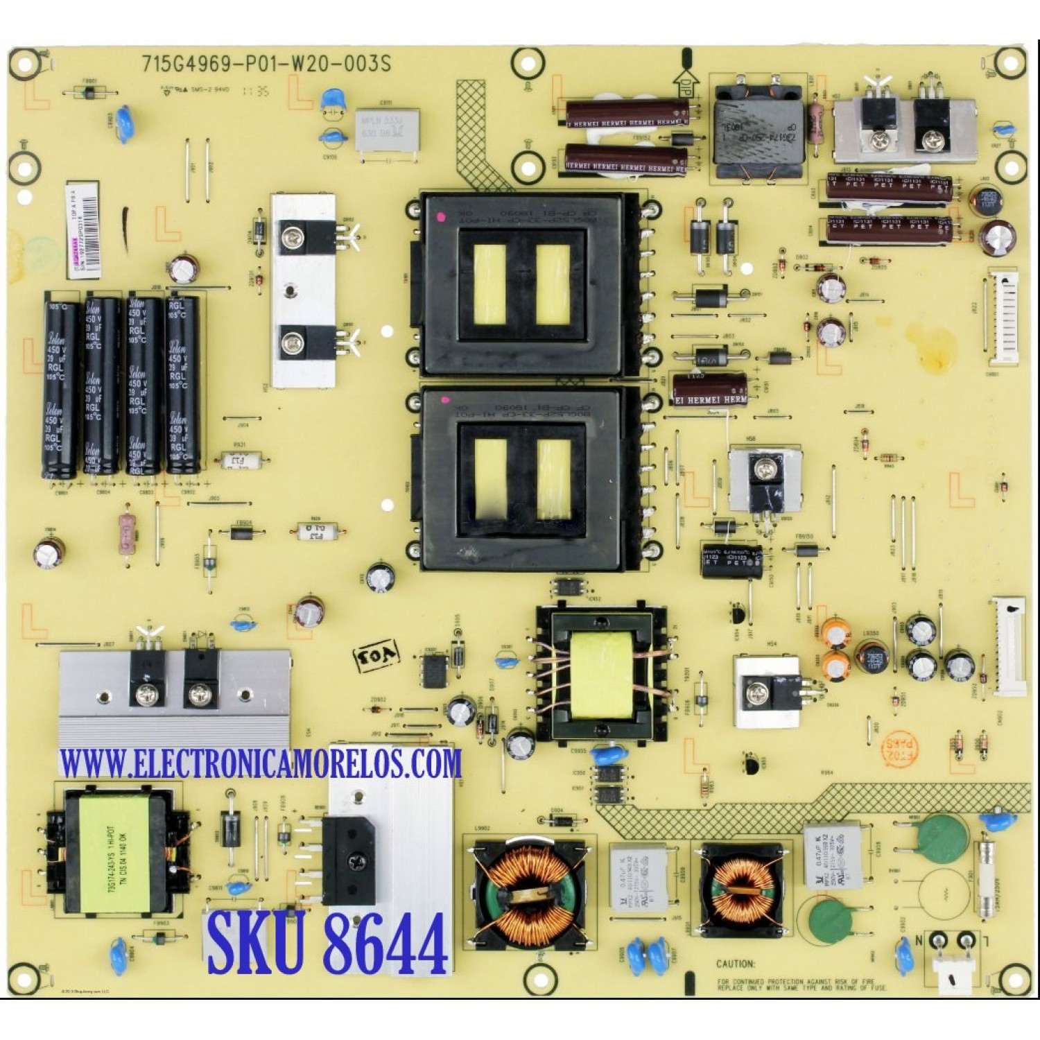 FUENTE DE PODER / VIZIO ADTVAQA24AAX / AQA24AAX / 715G4969-P01-W20-003S / MODELO E420VT