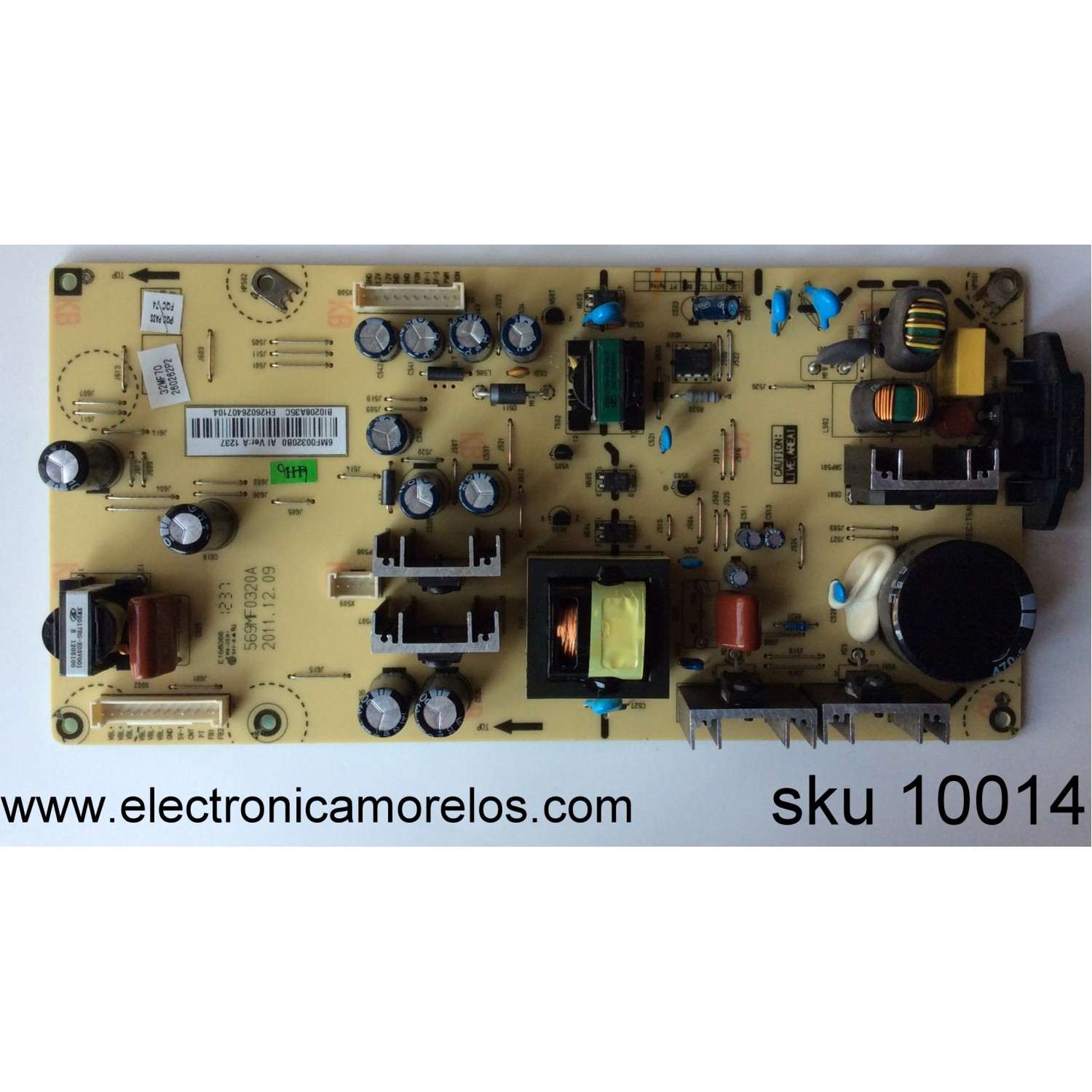 KIT DE BOCINAS PARA TV SHARP (2 PZ) / NUMERO DE PARTE GD01-170700250 / VIT90170-12W 8Ω-04R/XP/ROH / 17H244B2 / P1712412 / MODELO LC-55P6000U	