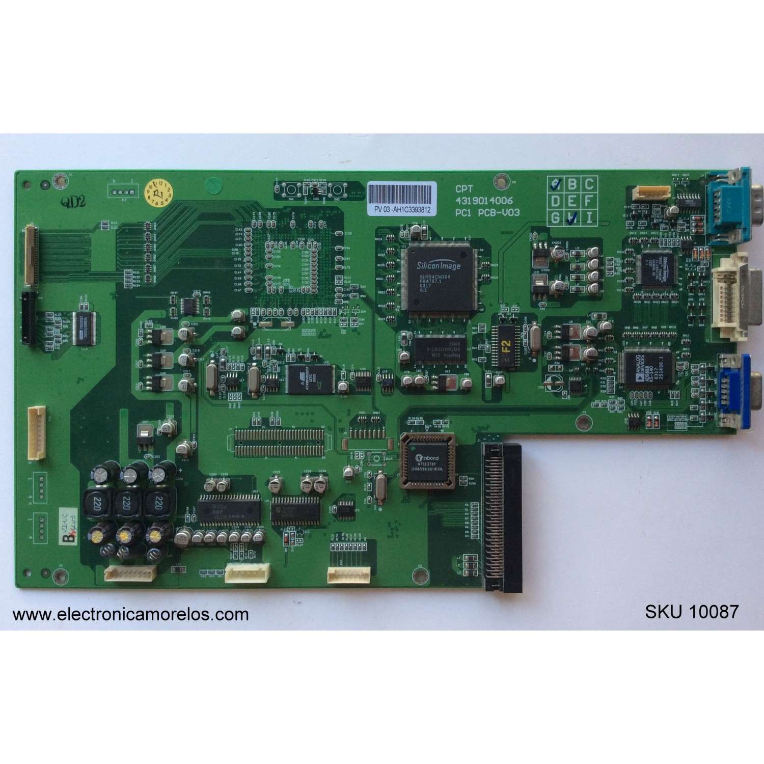 KIT DE DE BOCINAS PARA TV SAMSUNG ( 2 PZ ) / NUMERO DE PARTE BN96-06823G / BN9606823G / 06823G / 16Ω 3W / PANEL LTM230HT01-V21 / MODELO LS23EMNKUYB ZA P2370HD	