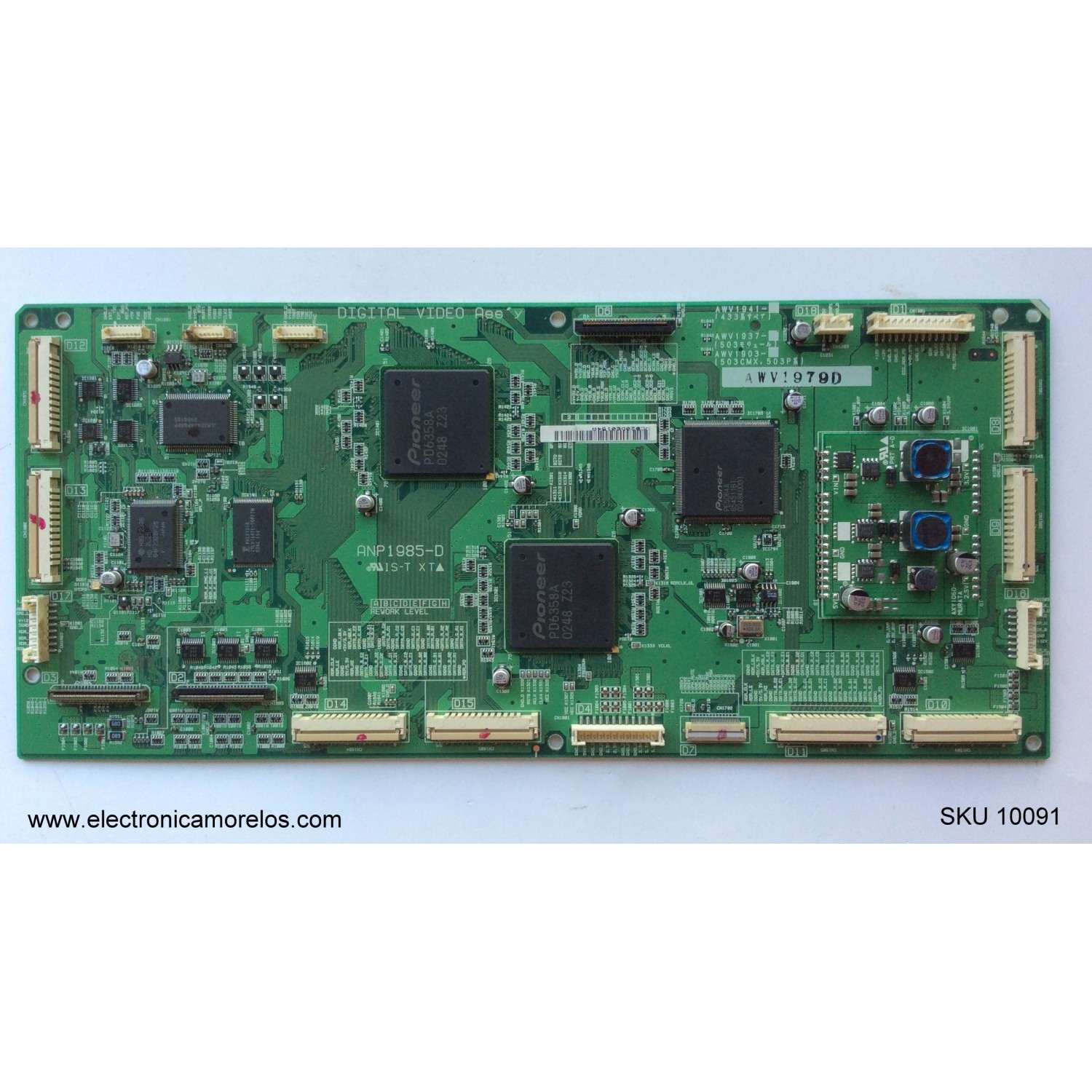 MAIN PARA MONITOR DELL ORIGINAL / NUMERO DE PARTE 5E31Q01005 / 4H.31Q01.A02 / 900-12324-0020-000 / PANEL M270DTN01.5 / DISPLAY M270DTN01.5 / MODELO S2716DGR
