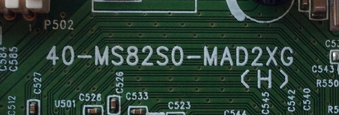 MAIN / TCL 08-CM39TML-LC219AA / 08-MS82S02-MA200AA / 08-MS2S02-MA300AA / GLE951761D / V8-0MS8202-LF1V026 / 40-MS82S0-MAD2XG(H) / V8-OMS8202-LF1V026 / MS82S	 - Imagen 2