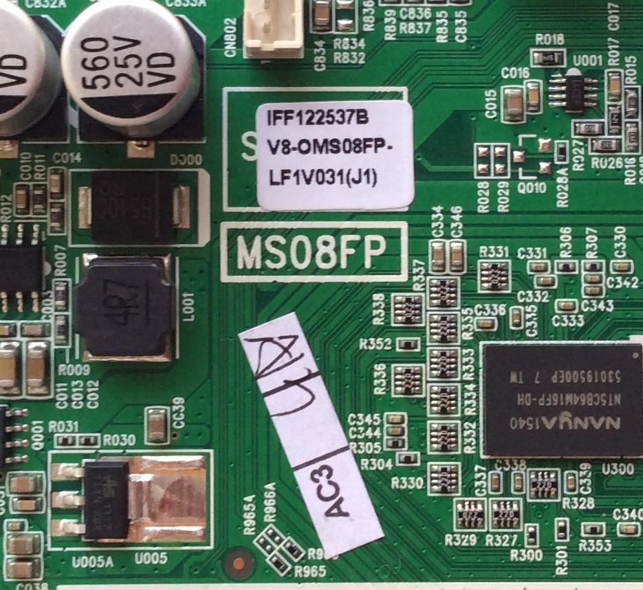 FUENTE / MAIN / (COMBO) / TCL IFF122537B / V8-OMS08FP-LF1V031(J1) / MS08FP / 40-MS08FP-MAC2HG	 - Imagen 2