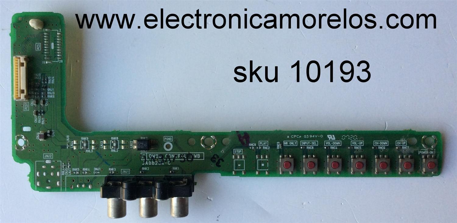 TARJETA PWB A/V / HITACHI JA08234-C / DW3U / MODELO P42H401A	