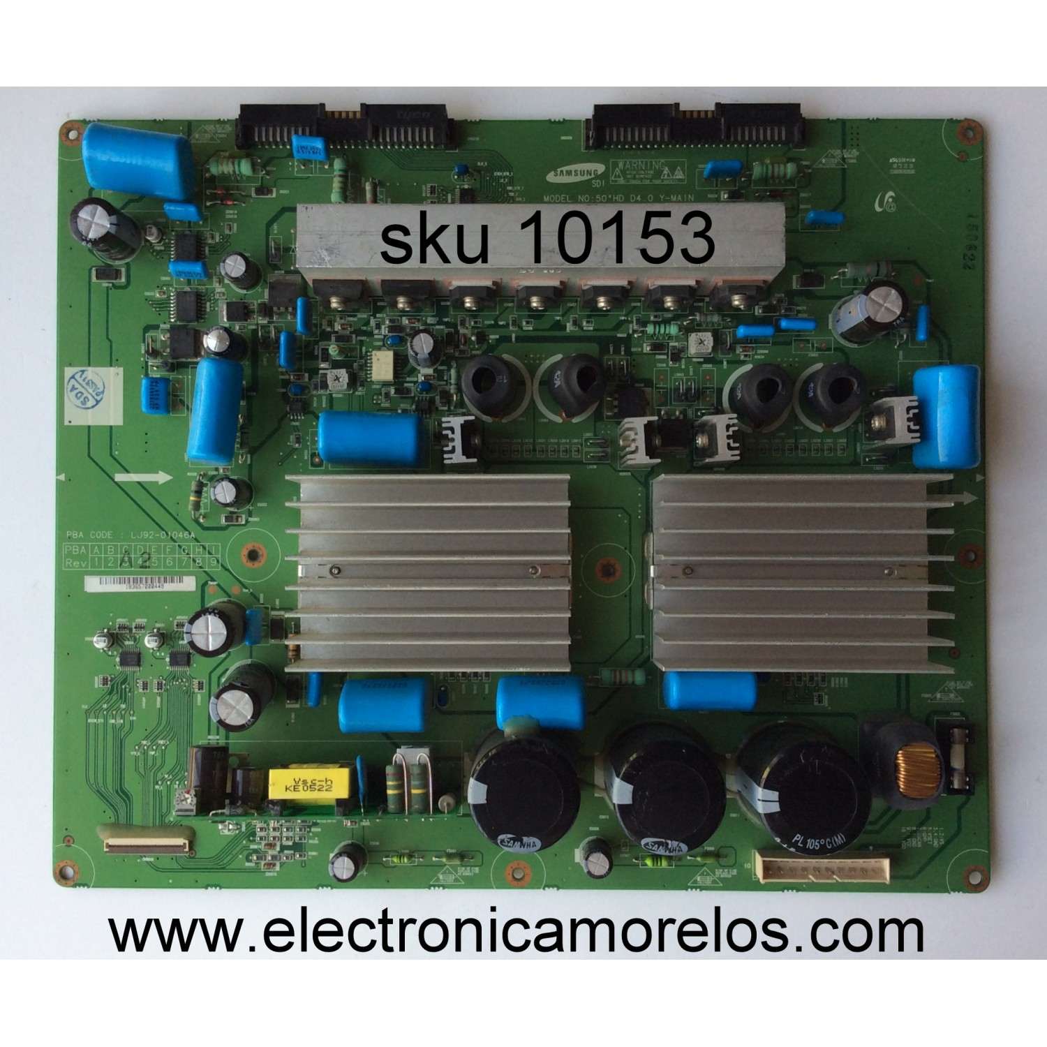 Y-SUS / SAMSUNG LJ92-01046A / LJ41-02317A / BN96-02025A / 996500030030 / PANEL S50HW-YB03 / MODELOS 50MF231D/37 / HPR5072CX/XAC / HPR5052X/XAA / HPR5052CX/XAC / HPR5012X/XAA / PPM50M5HBX/XAA / 50PF9630A/37 / 50PF7321D/37 / 50PF7320A/37