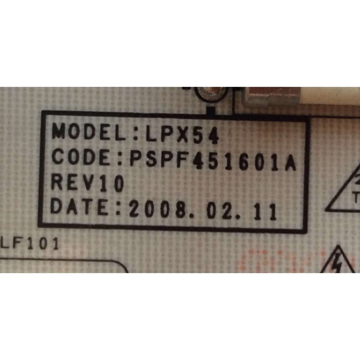 FUENTE DE PODER PARA TV PHILIPS (( NUEVA )) / NUMERO DE PARTE AA78MMPW-001 / BAA78ZF0102 1 / AA78M-MPW / MODELO 65PFL5604/F7 - Imagen 2