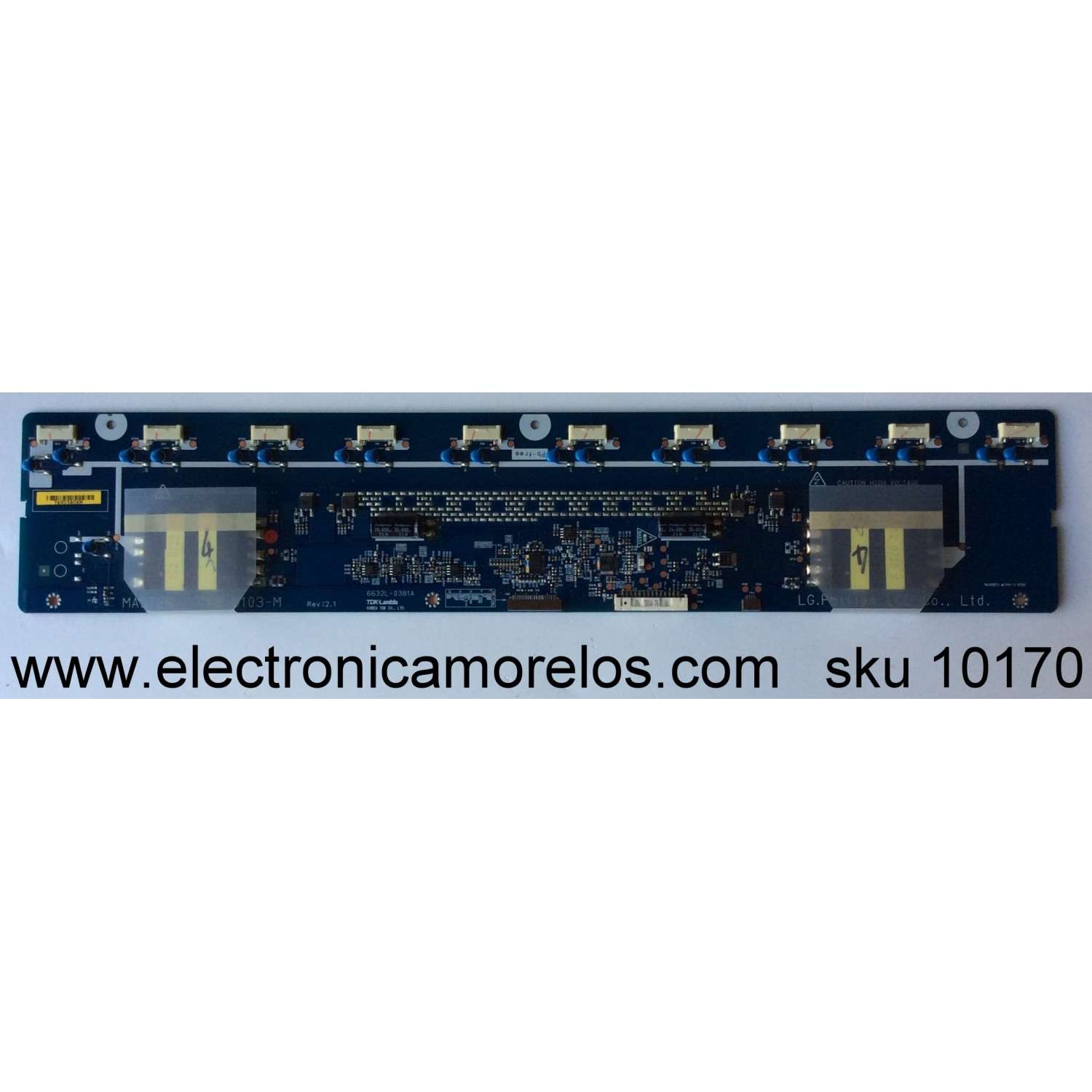 MAIN PARA TV PHILIPS / NUMERO DE PARTE SVSR17TA01-MA200CK / CV817-NH / MDMA9005549-04930 / PANEL LVU430CSDX A0011 / DISPLAY ST4251D02-1 VER.2.1 / MODELO 43PFL5756/F7 A	