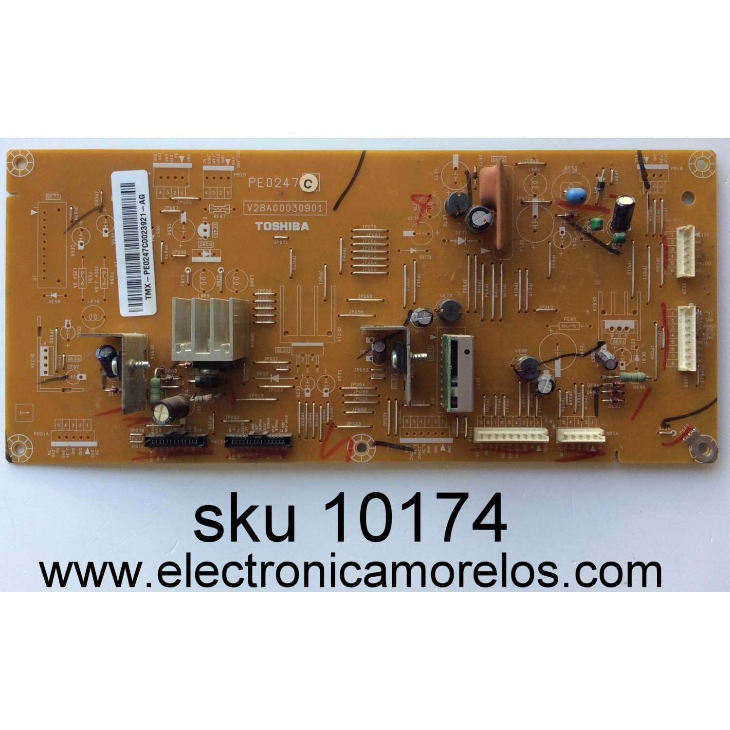 MAIN PARA TV TCL / NUMERO DE PARTE SVSRT73003-MA200AA / 40-RT73H1-MAA2HG / V8-RT73K01-LF1V1453 / PANEL LVU650NEBL CD9W10 / DISPLAY ST6451D02-G VER.2.1 / MODELO 65S525	