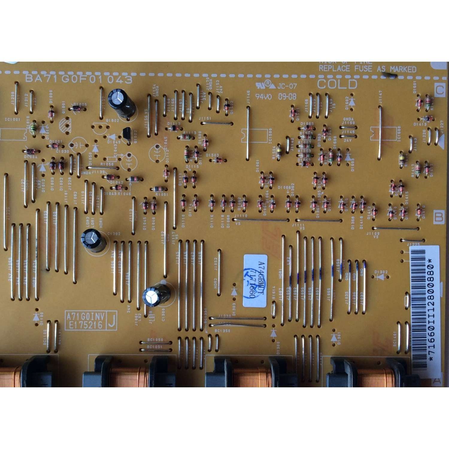 MAIN PARA SMART TV TCL 4K / NUMERO DE PARTE 08-RT73009-MA300AA / 40-RT73H2-MAC2HG / 08-RT73009-MA3STAA / V8-RT73K01-LF1V1171 / 16602-500172 / RT73H2 / RTD2873 / PANEL LVU550NDJL / MODELO 55S535 - Imagen 3
