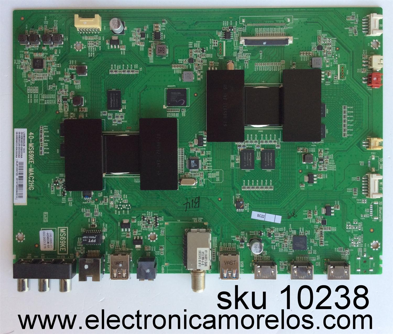 MAIN / TCL GLE120072D / V8-MS59K04-LF1V007(H1) / 08-MS56K05-MA200AA / 08-SS55CUN-OC400AA / 08-MS59K03-MA300AA / 40-MS69KE-MAC2HG	