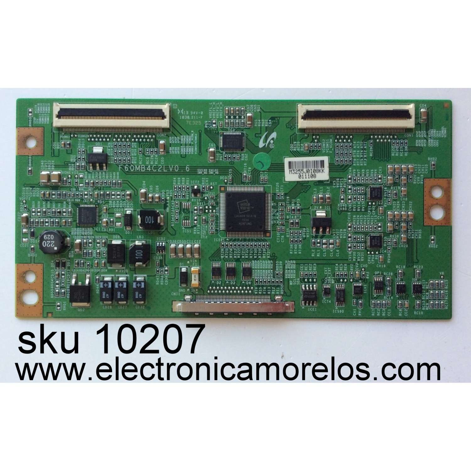 T-CON / SAMSUNG BN81-04153A / F60MB4C2LV0.6 / 3255J / MODELO LA40C530F1RMXL SQ03 / PANEL LTF400HM01-A09	