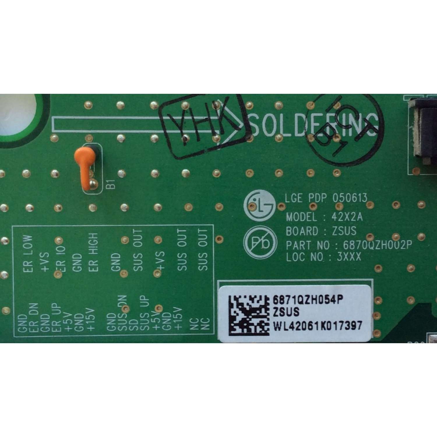 FUENTE PARA MONITOR HP / NUMERO DE PARTE GB481BQAA / 715G6503-P04-010-003M / 3640245P0345 / MODELO HSTND-9151-A - Imagen 4