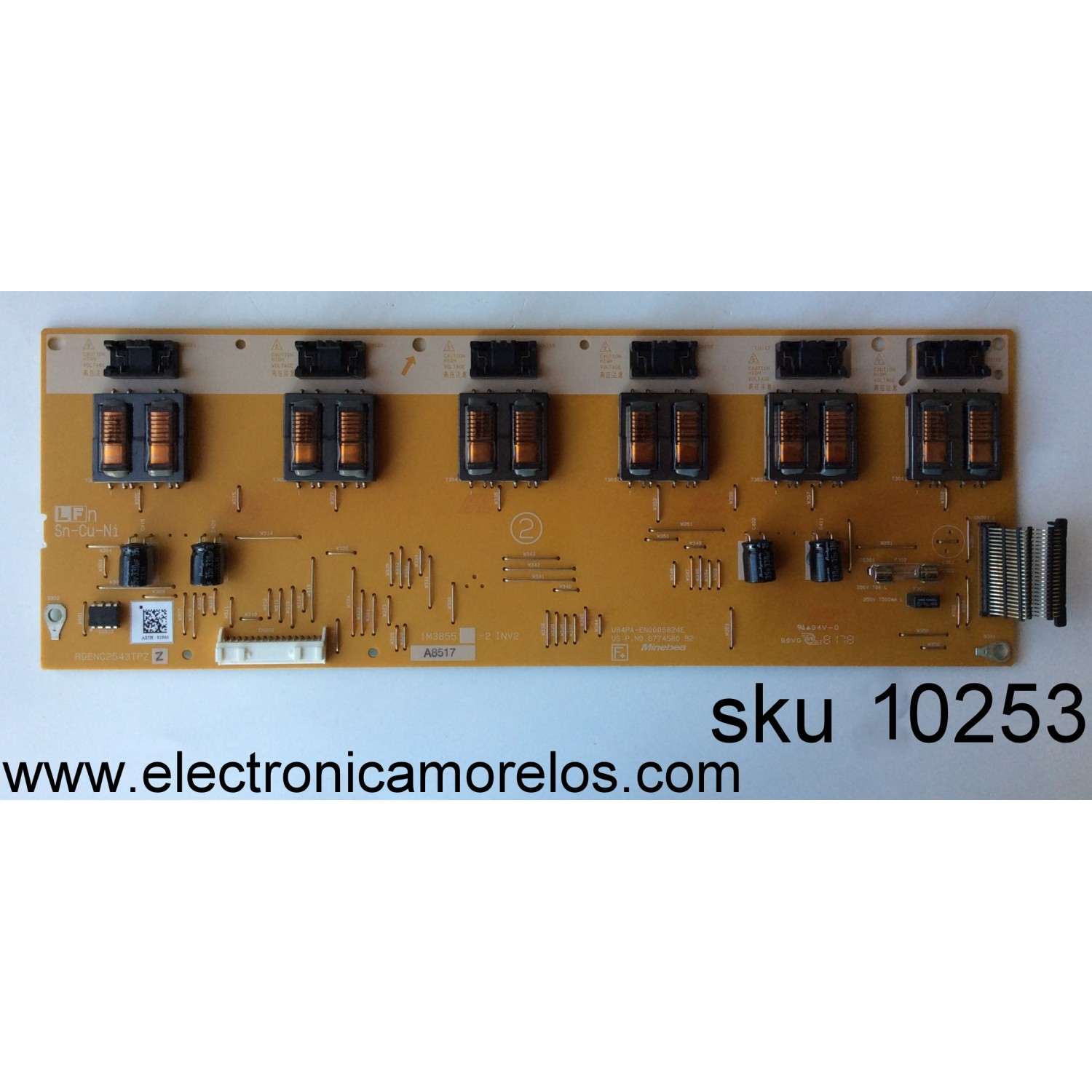 MAIN PARA TV LG / NUMERO DE PARTE EBR35430401 / EAX68805202(1.0) / 66621701	