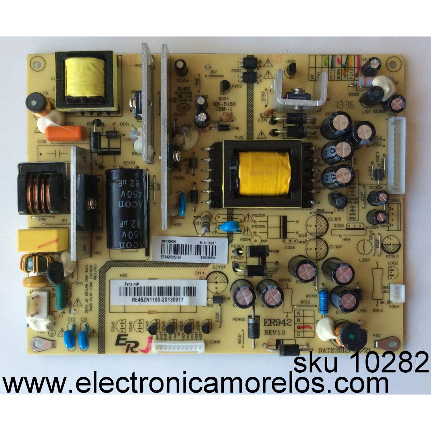 FUENTE DE PODER / RCA RE46ZN1150 / E3-94207012-ER0/ ER942 / MODELO LED42C45RQD	