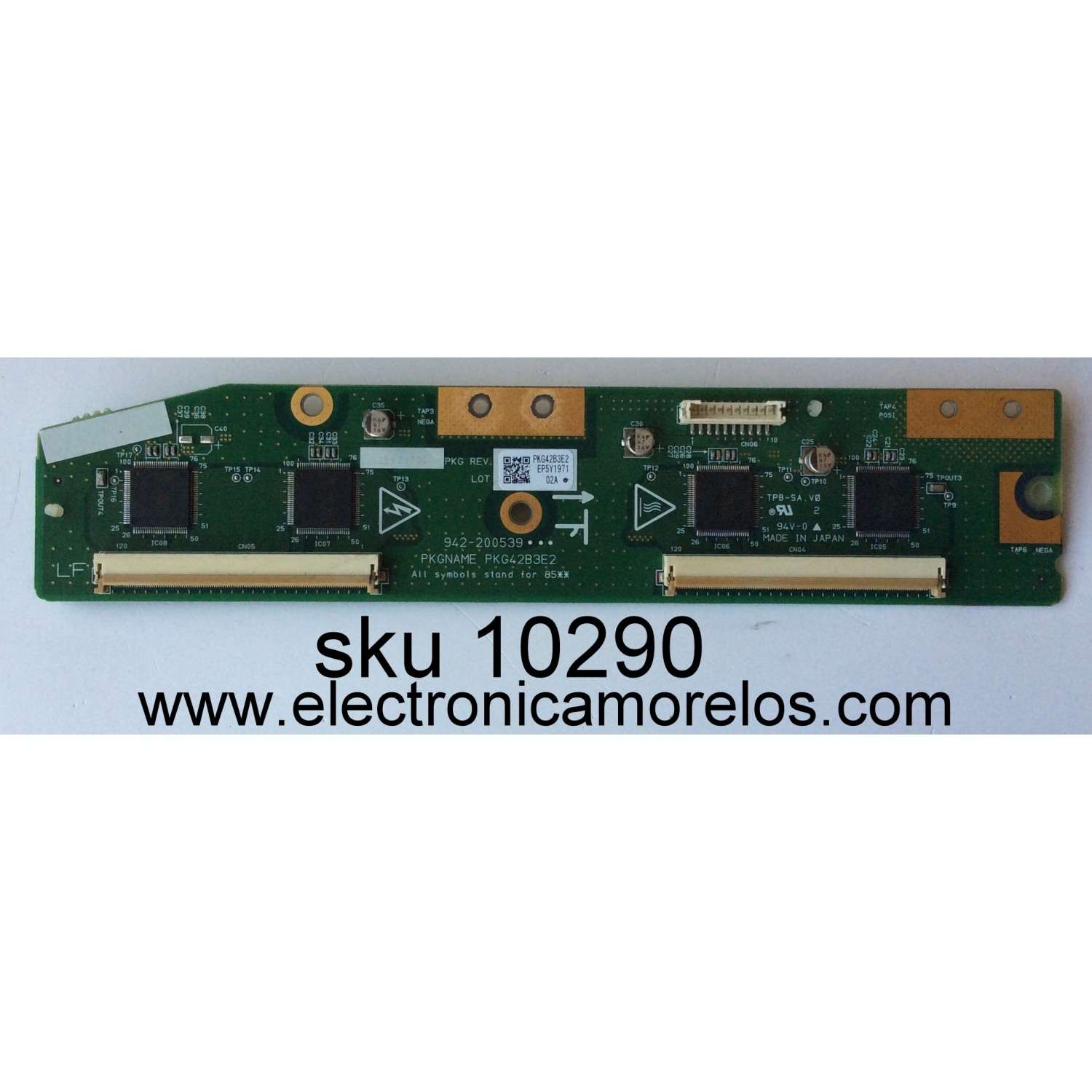BOCINA PARA TV SONY  / NUMERO DE PARTE 100555532 / MODELO XBR-49A9S / XBR49A9S	