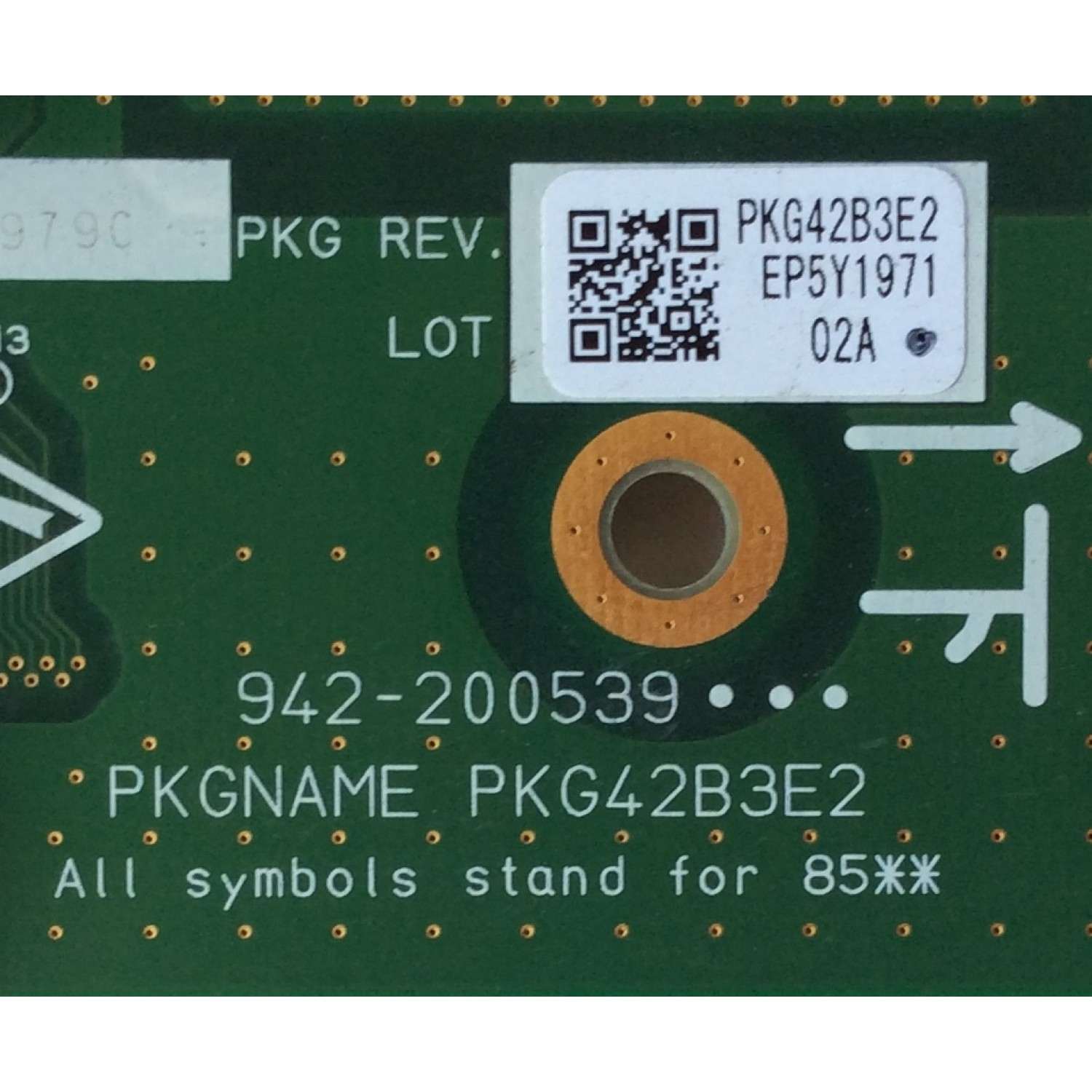 BOCINA PARA TV SONY  / NUMERO DE PARTE 100555532 / MODELO XBR-49A9S / XBR49A9S	 - Imagen 2