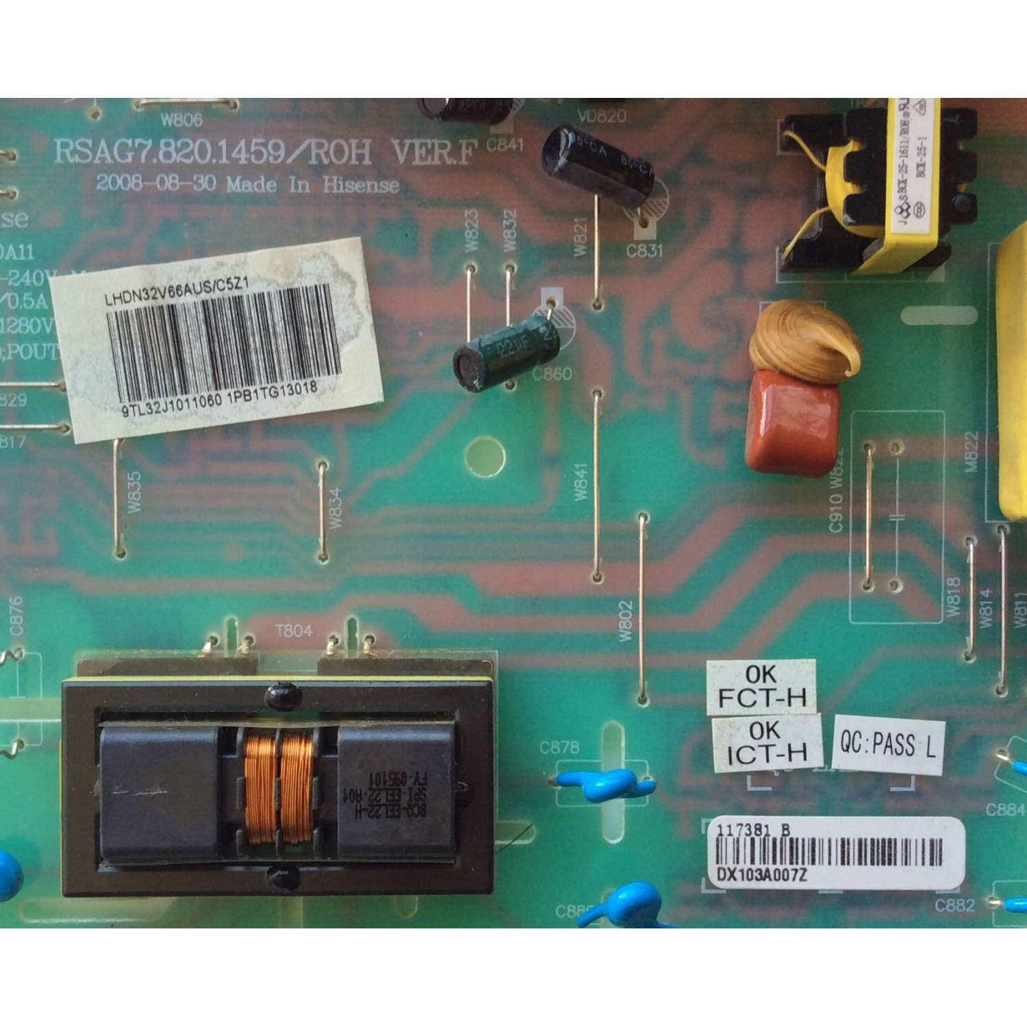 MAIN FUENTE PARA TV ELEMENT / NUMERO DE PARTE E17174-SY / ST6308RTU-AP1 / 110105002304 / 1602-17070042 / DISPLAY T500HVN07.5 / MODELO ELST5016S	 - Imagen 3