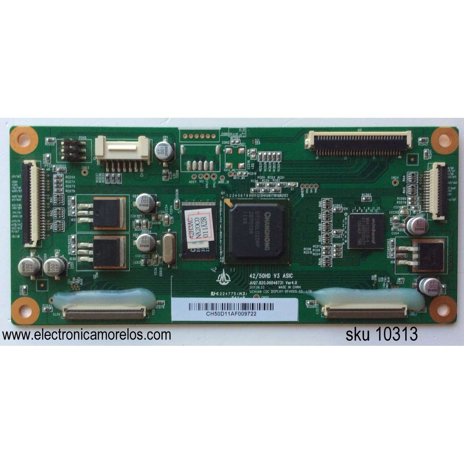 MAIN LOGICA / STYLUS JUQ7.820.00046731 / JUQ7.820.00046731 VER4.0 / CH50D11AF / MODELO STY0642 / PANEL PM42H3000	