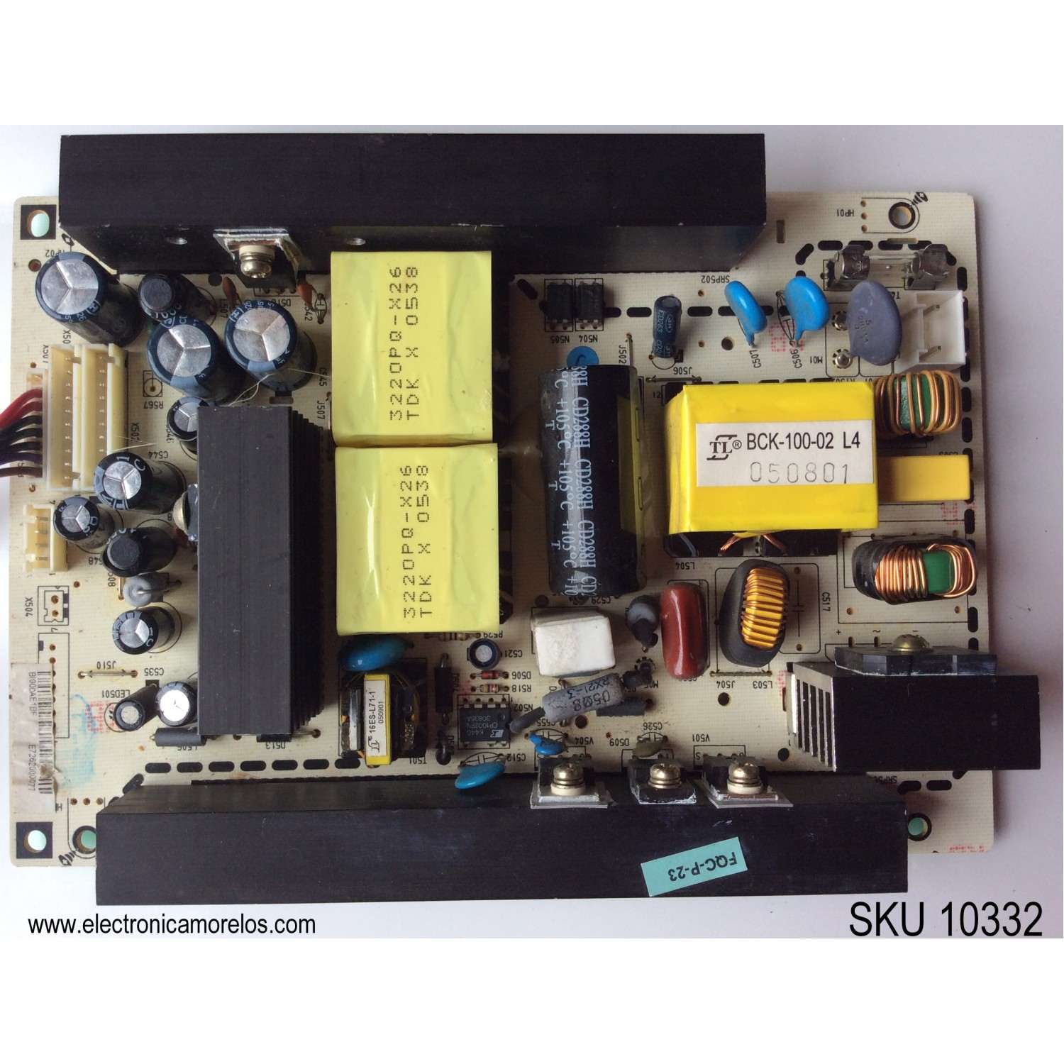 T-CON PARA TV TCL / NUMERO DE PARTE ST6451D08-2 / CSC07-1 / 34291100D82411HSNL9L0001RJ01 / DISPLAY ST6451D08-2 VER.2.1 / MODELO 65R655	