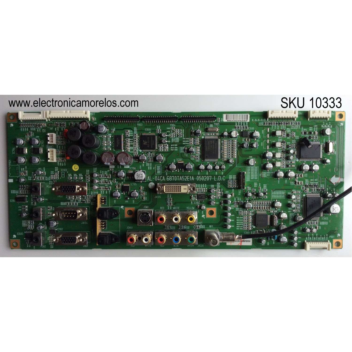 MAIN PARA SMART TV RCA 4K RESOLUCION (3840 x 2160) / NUMERO DE PARTE L17083145 / T.MS3458.U801 / AE0010804 / PANEL LSC650FJ11 / MODELO RTU6549-C