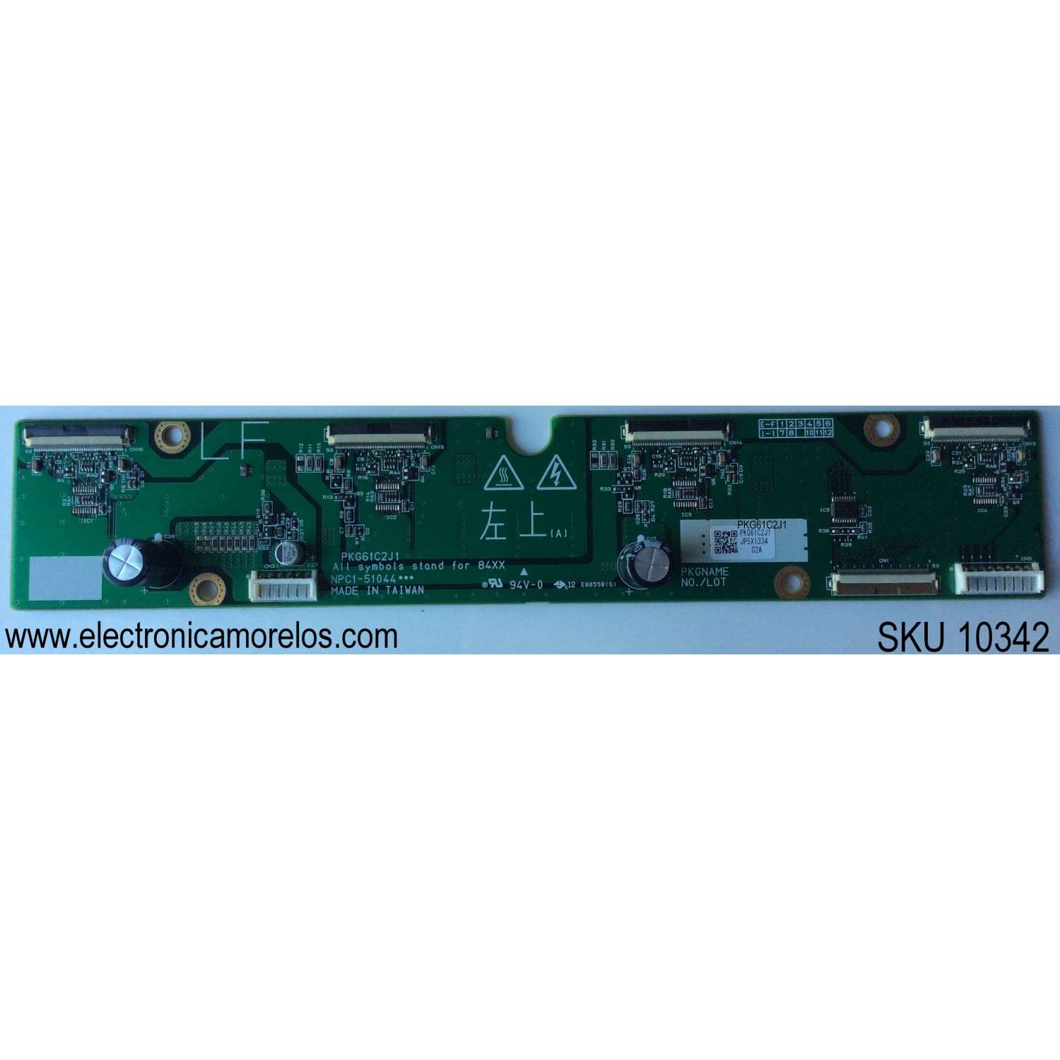 KIT DE BOCINAS ORIGINAL PARA TV JVC / ONN / 2 PIEZAS / NUMERO DE PARTE 7711-A2808A-410100N1 / 7711-A2808A-410100M1 /KTC-1 / B22 : 8Ω 10W / MODELO SI50URF / 100012585 50"