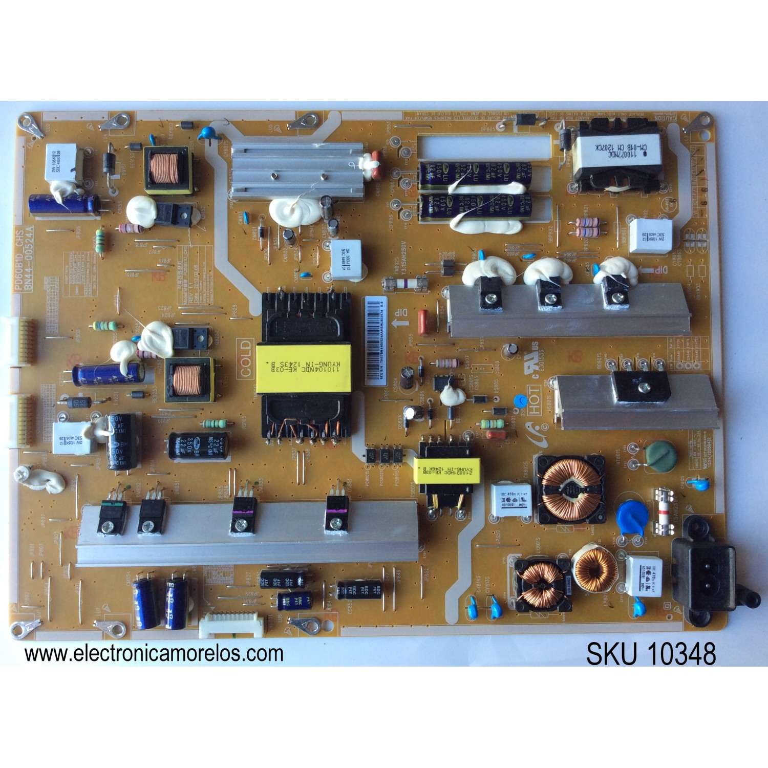 FUENTE DE PODER / SAMSUNG BN44-00524A / PD60B1D_CHS / MODELO UN60ES6100FXZA HH01 / PANEL LE600CGS-V1 / CY-LE600CGSW1V	