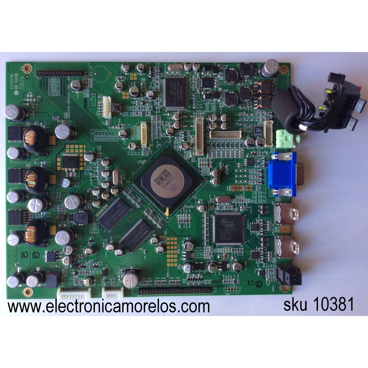 TARJETA DE VIDEO / PLANAR 04-403-11340282-0G / 142470 / PCB-HB42A5X-MBA / PY5700 / C0827001 / 997-5502-00LF / MODELO PD420TI / PANEL V420H1-L07 REV.C2	