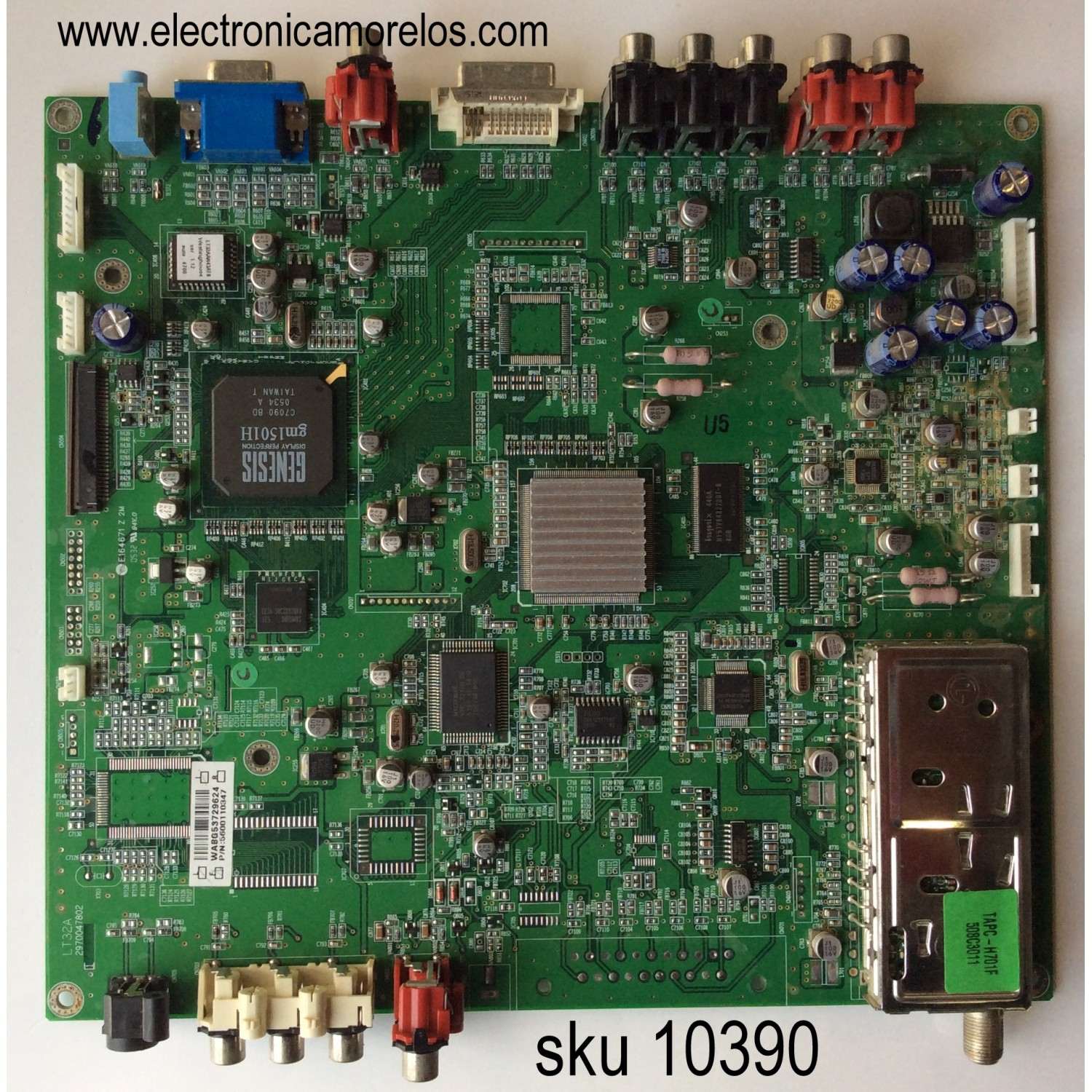 MAIN PARA SMART TV TOSHIBA 4K UHD / NUMERO DE PARTE 323769 / TPD.T962X3.PC702 (T) / 3TE55N22501F / ZSY232NA2C7 / PANEL HD550Y1U51-T0LD\S0\SM\ROH / DISPLAY T550QVN10.0 / MODELO 55C350LU	
