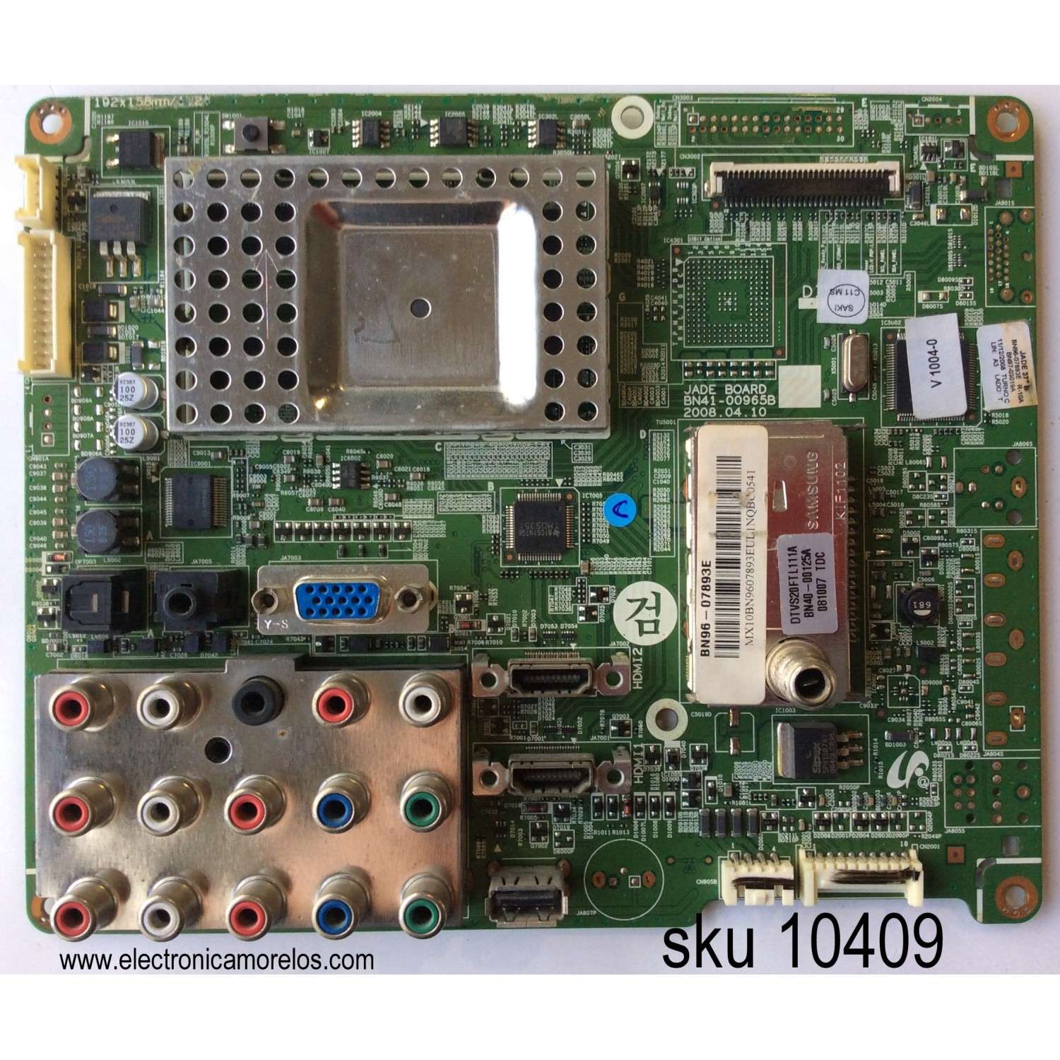 MAIN / SAMSUNG BN96-07893E / BN41-00965B / BN97-03019A / MODELO LN37A330J1DXZX AA02	