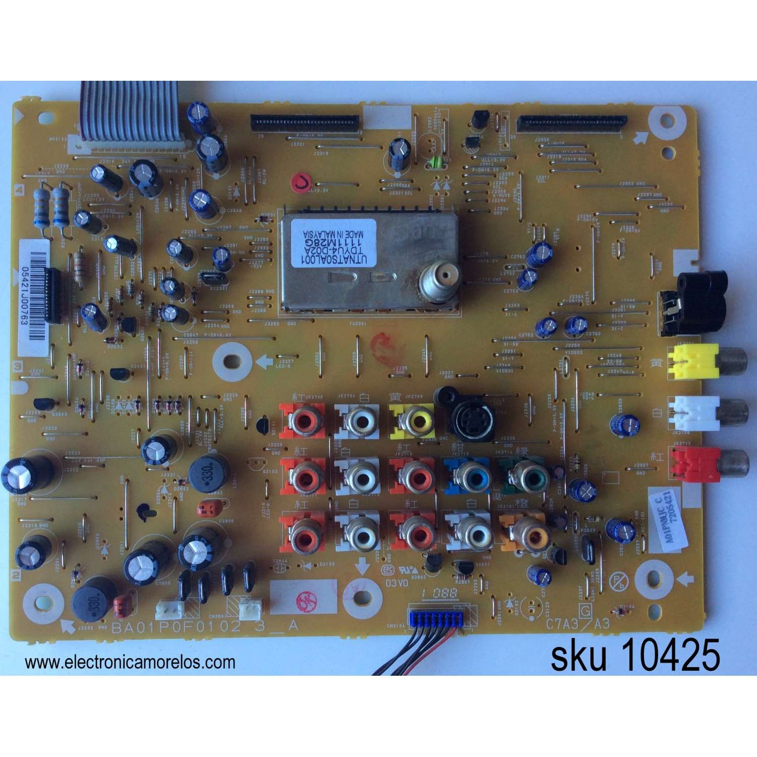 TARJETA DE A/V / PHILIPS 40PFL3505D/F7 / BA01P0F0102 3_A / A01PGMJC-001 / MODELO 40PFL3505D/F7 / PANEL LTA400HM01-002	