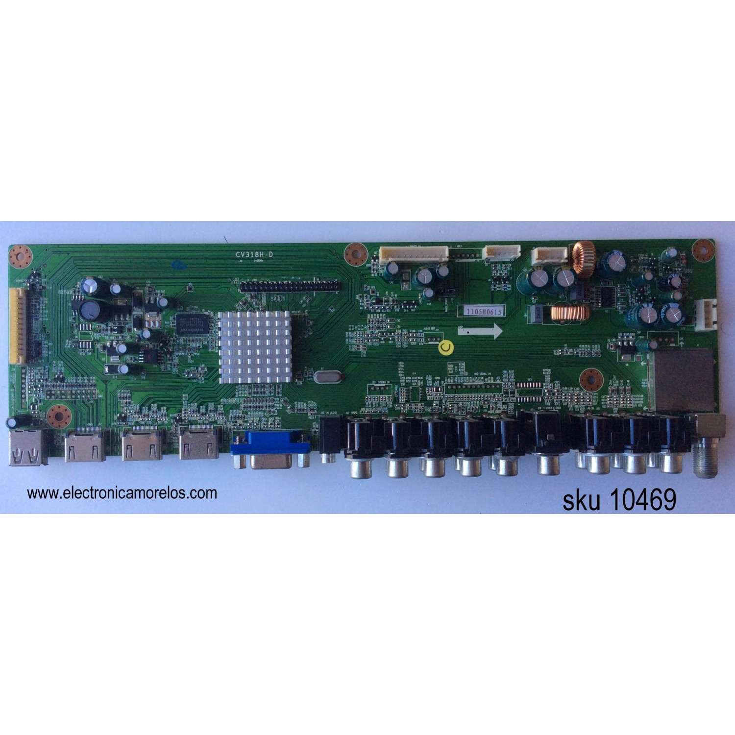 MAIN / SEIKI 1105H0615 / CV318H-D / MODELO LC-40G81 / PANEL LTA400HF11-W03	
