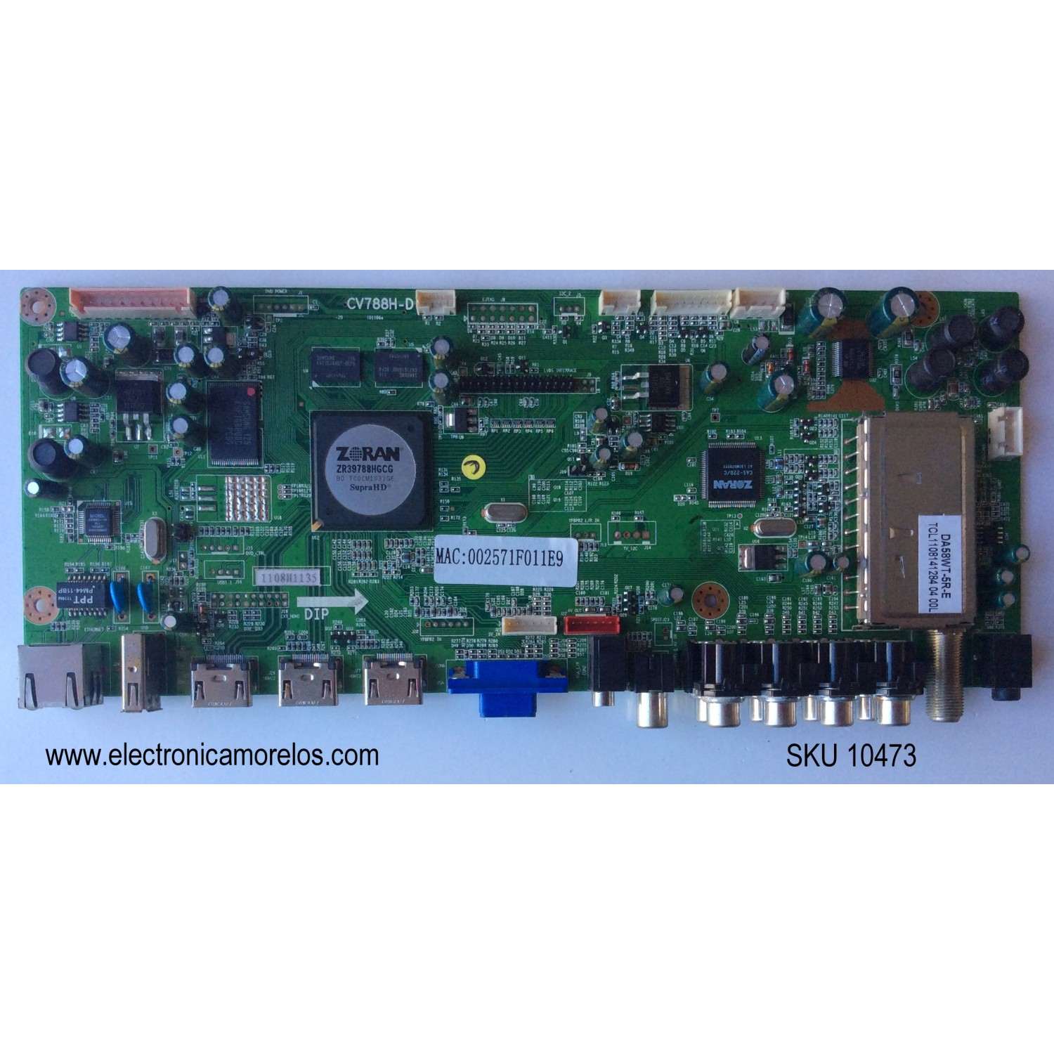 MAIN / VIORE 1108H1135 / CV788H-D / MODELO LC40IF60CN / PANEL LTA400HM01-W05	