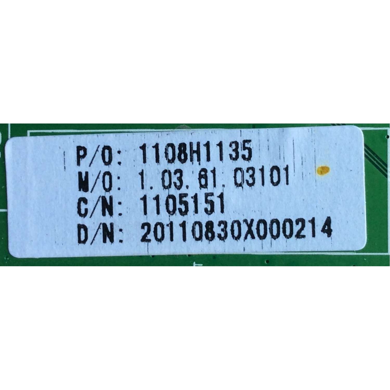 MAIN / VIORE 1108H1135 / CV788H-D / MODELO LC40IF60CN / PANEL LTA400HM01-W05	 - Imagen 2