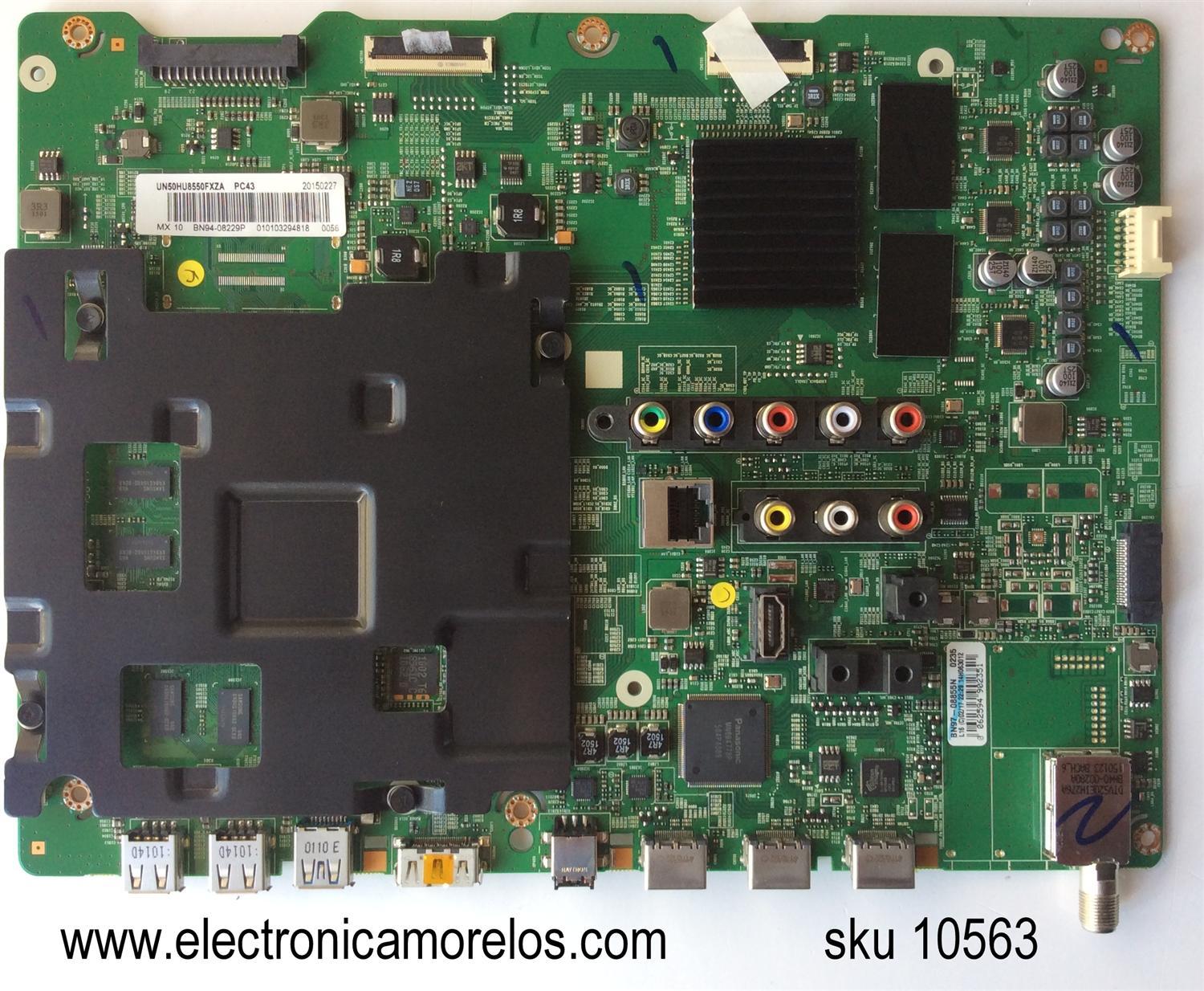 MAIN / SAMSUNG BN94-08229P / BN97-08855N / BN41-02257B / MODELO UN50HU8550FXZA QH03 / PANEL CY-KH050FSNV2H	