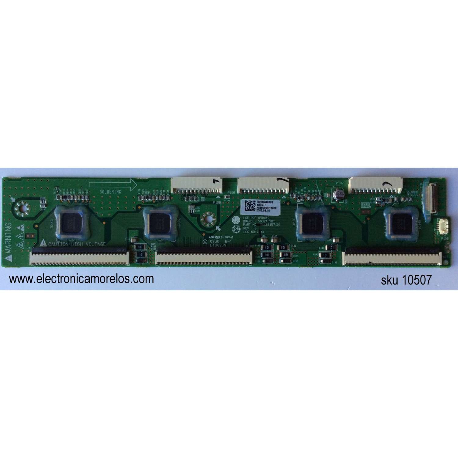 BUFFER YDRVTP / LG EBR62646703 / EAX61157101 / MODELO 50PQ20-UA.AUSRTHR / PANEL PDP50G20324	
