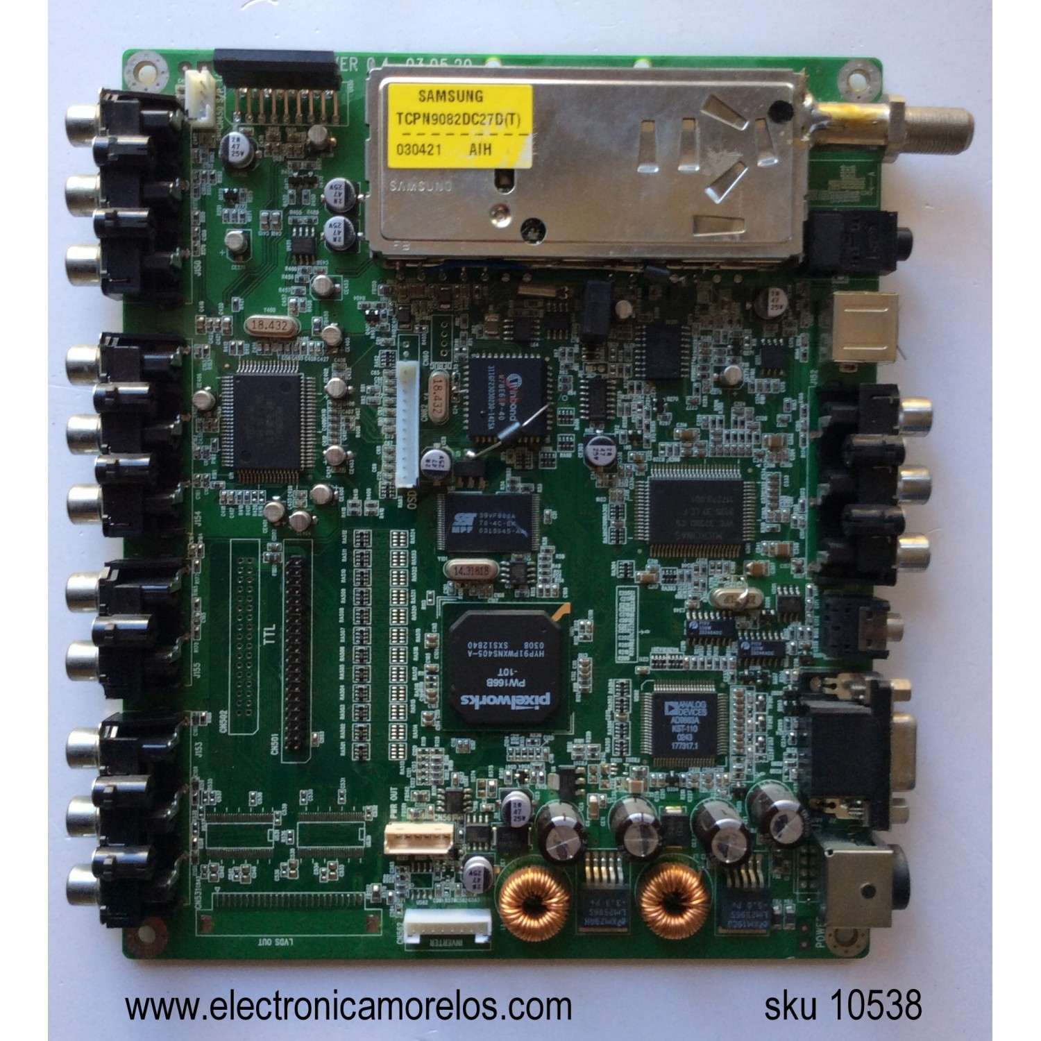 MAIN FUENTE (COMBO) PARA TV KOGAN ((NUEVA)) / NUMERO DE PARTE ZB3A2L9M / JUC7.820.00236289 / HLS91FJ-I-1 / 17001173704 / E351308 / ZB3A2L9M006400 / PANEL C420Y20-5C / MODELO KALED42RF9220STA / PARA MAS DETALLES REVISA NUESTRA DESCRIPCIÓN