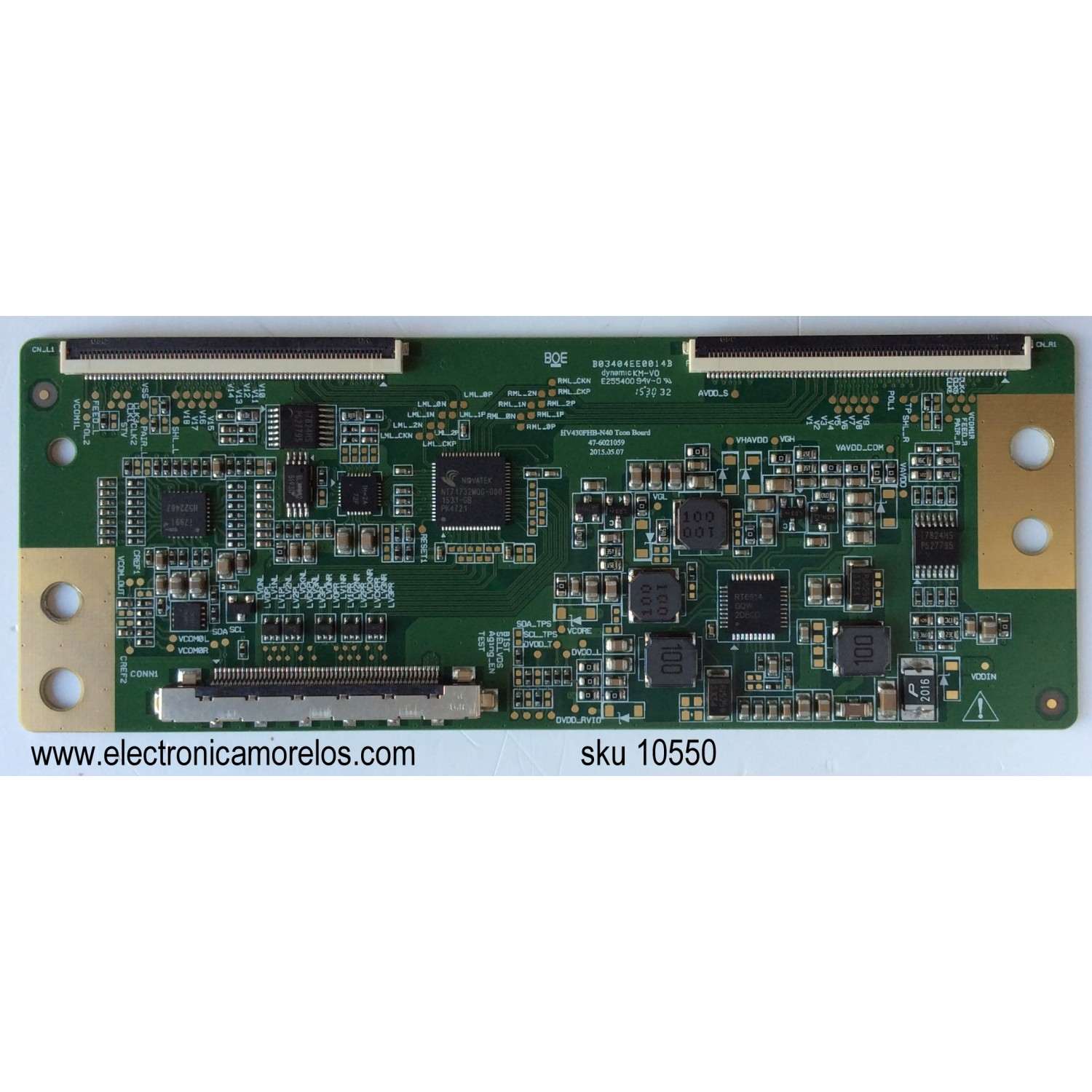T-CON / PROSCAN HV430FHBN4044 / HV430FHBN4044-9771 / HV430FHB-N40 / 47-6021059 / B03404EE0014B / MODELO PLDED4331A	